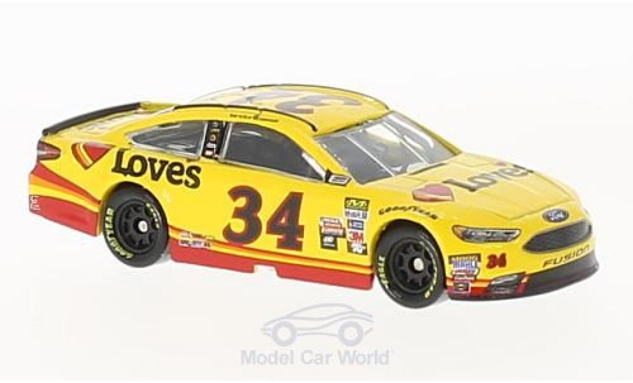 Ford Fusion 1/64 Lionel Racing No.34 Front Row Motorsports Loves Nascar 2017 L.Cassill modelauto