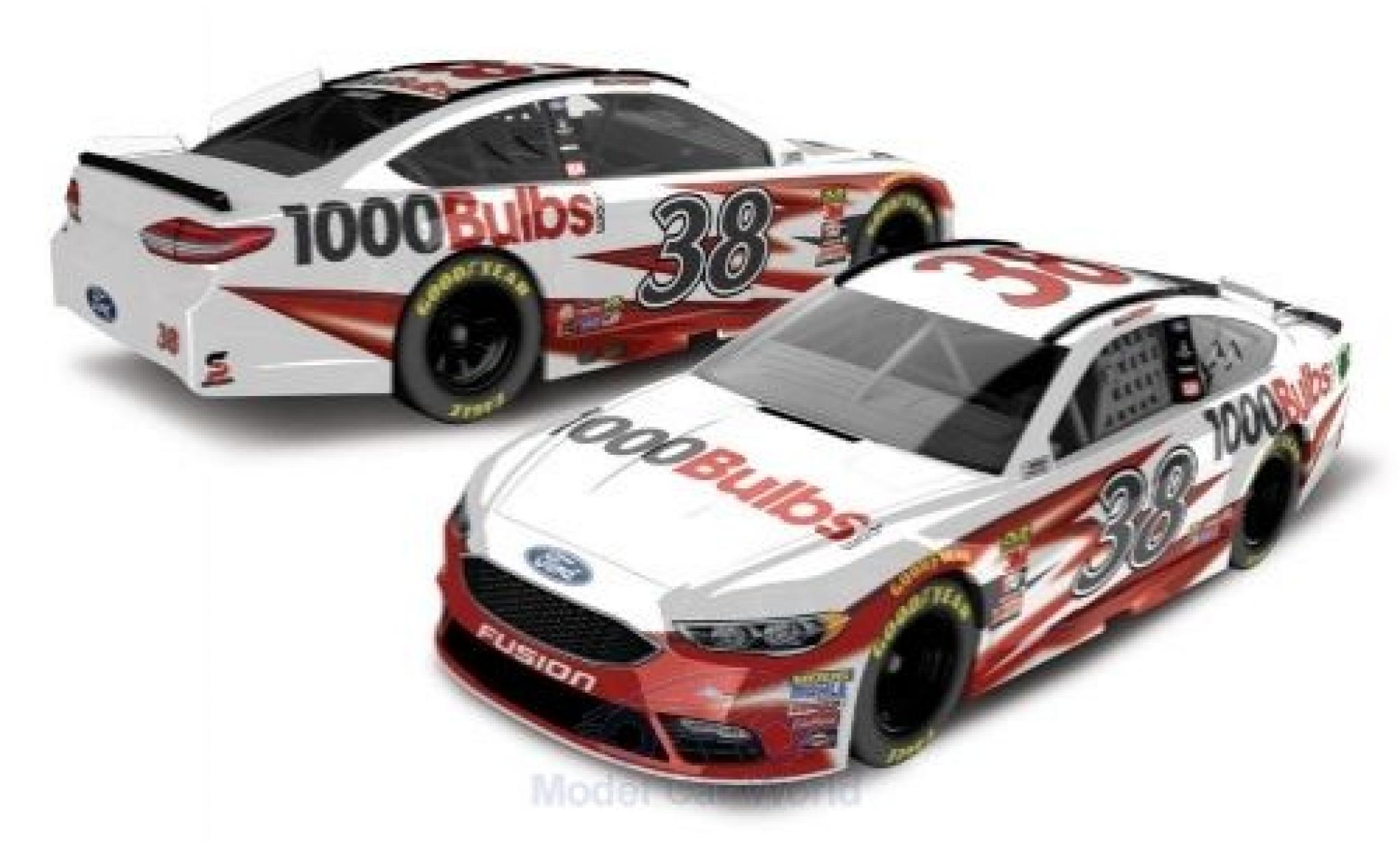 Ford Fusion 1/64 Lionel Racing No.38 FrontRow Motorsports 1000Bulbs Nascar 2018 D.Ragan modelauto