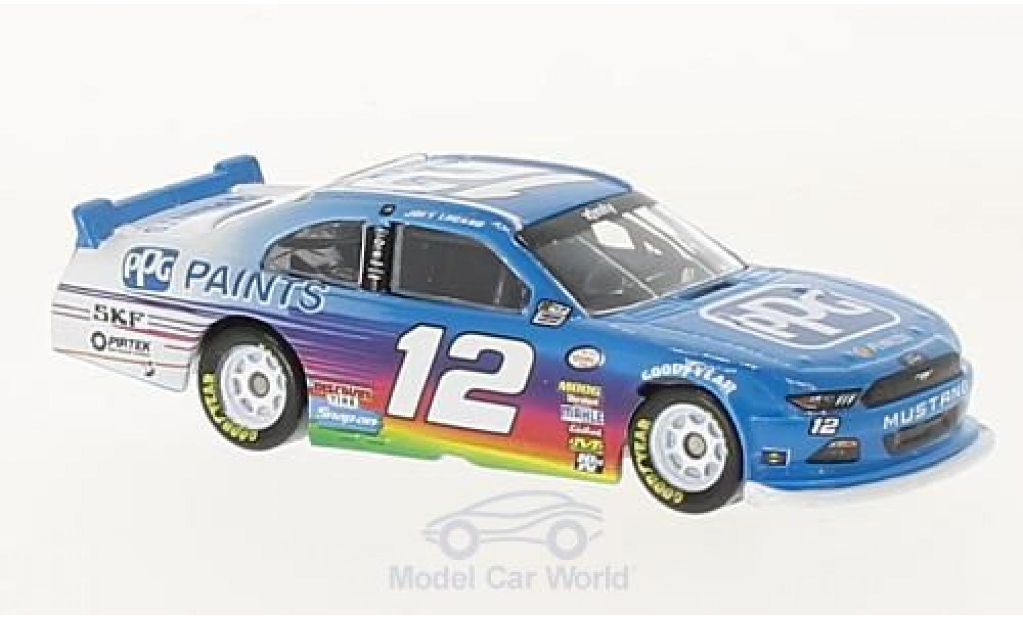 Ford Mustang 1/64 Lionel Racing No.12 Team Penske PPG Paints Nascar 2017 J.Logano ohne Vitrine modelauto