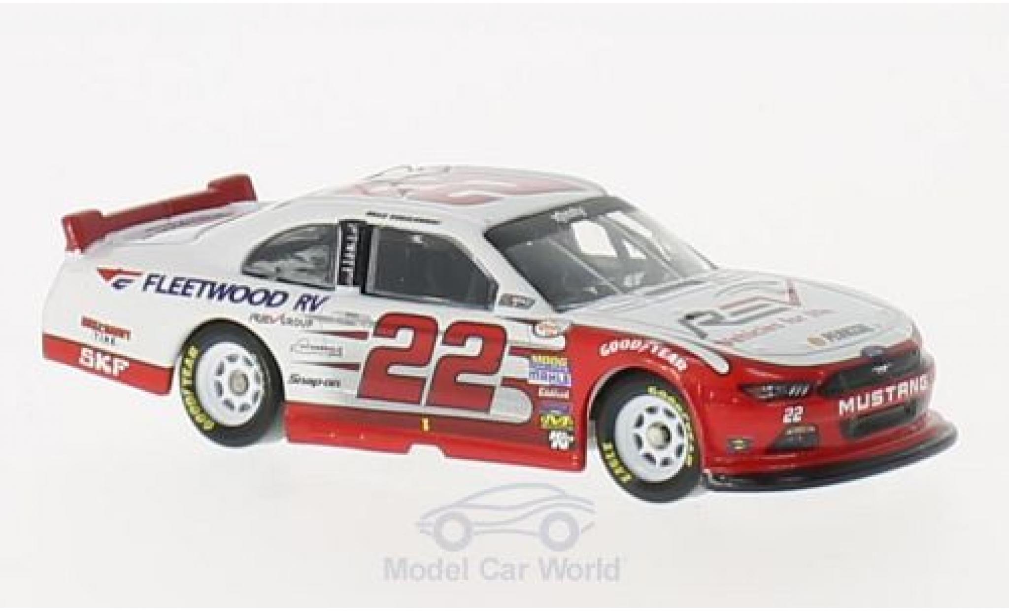 Ford Mustang 1/64 Lionel Racing No.22 Fleetwood RV Nascar 2016 B.Keselowski modelauto