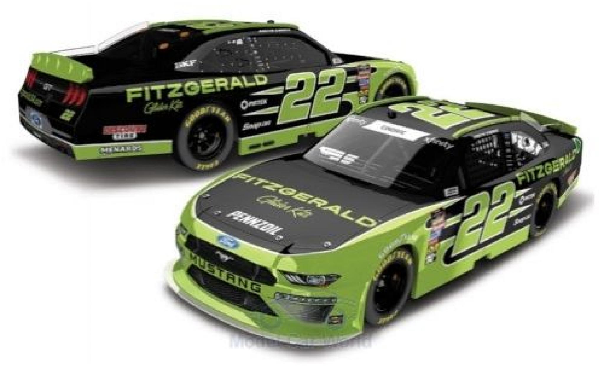 Ford Mustang 1/64 Lionel Racing No.22 Team Penske Fitzgerald Nascar 2018 A.Cindric modelauto