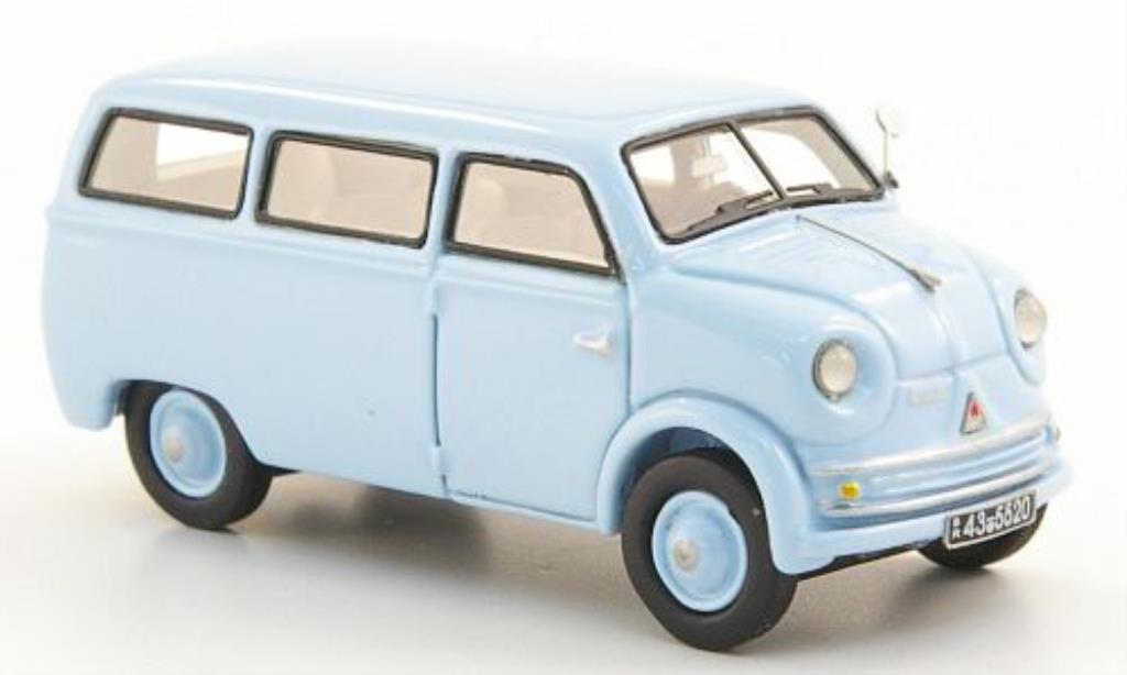 Lloyd LT 1/87 Neo 500 Bus blauw 1955 modelauto