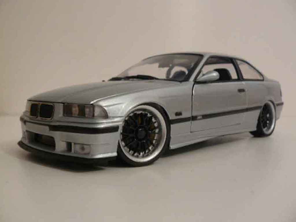 Bmw M3 E36 1/18 Ut Models E36 grijs jantes bbs modelauto