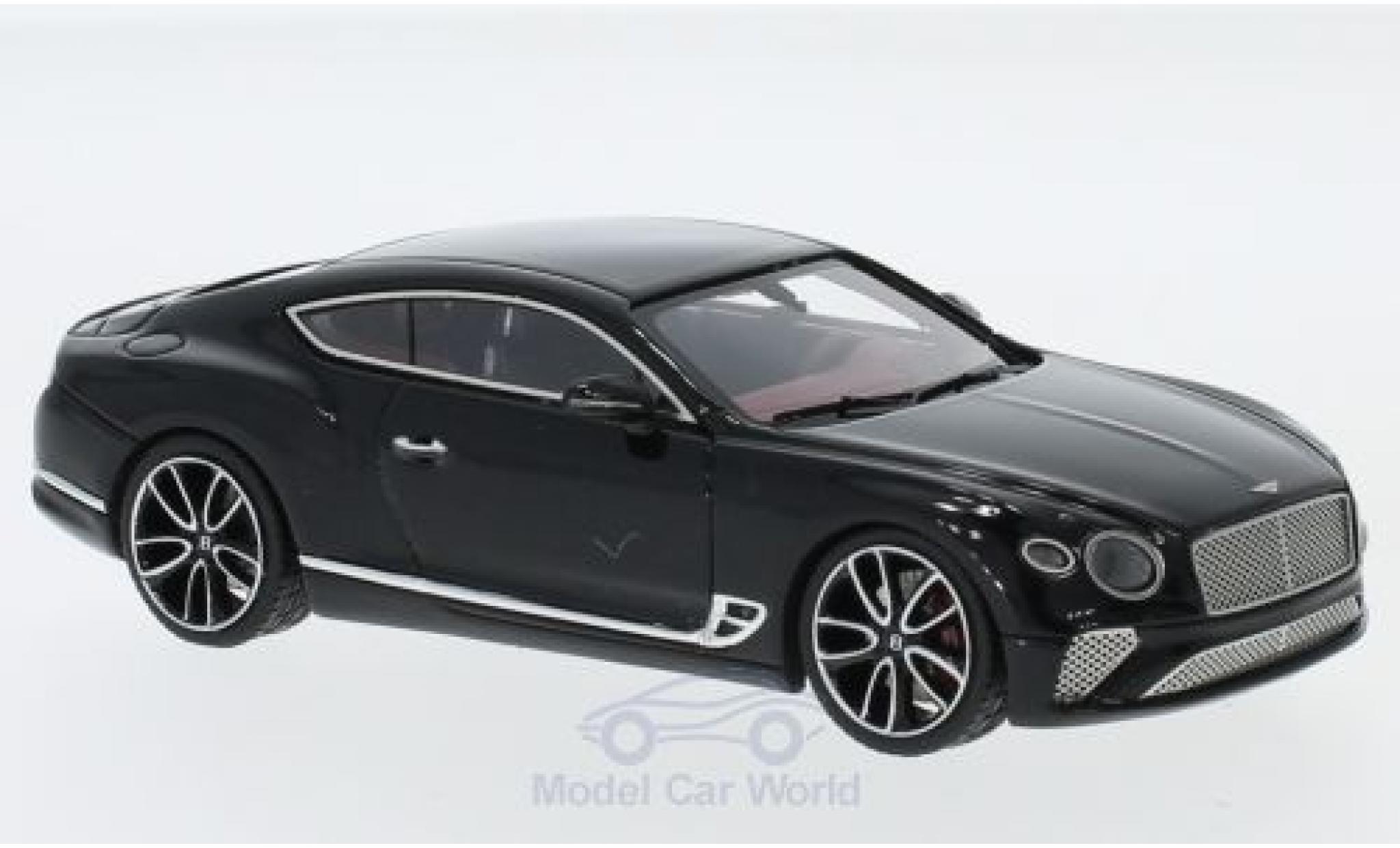 Bentley Continental 1/43 Look Smart GT zwart 2018 modelauto