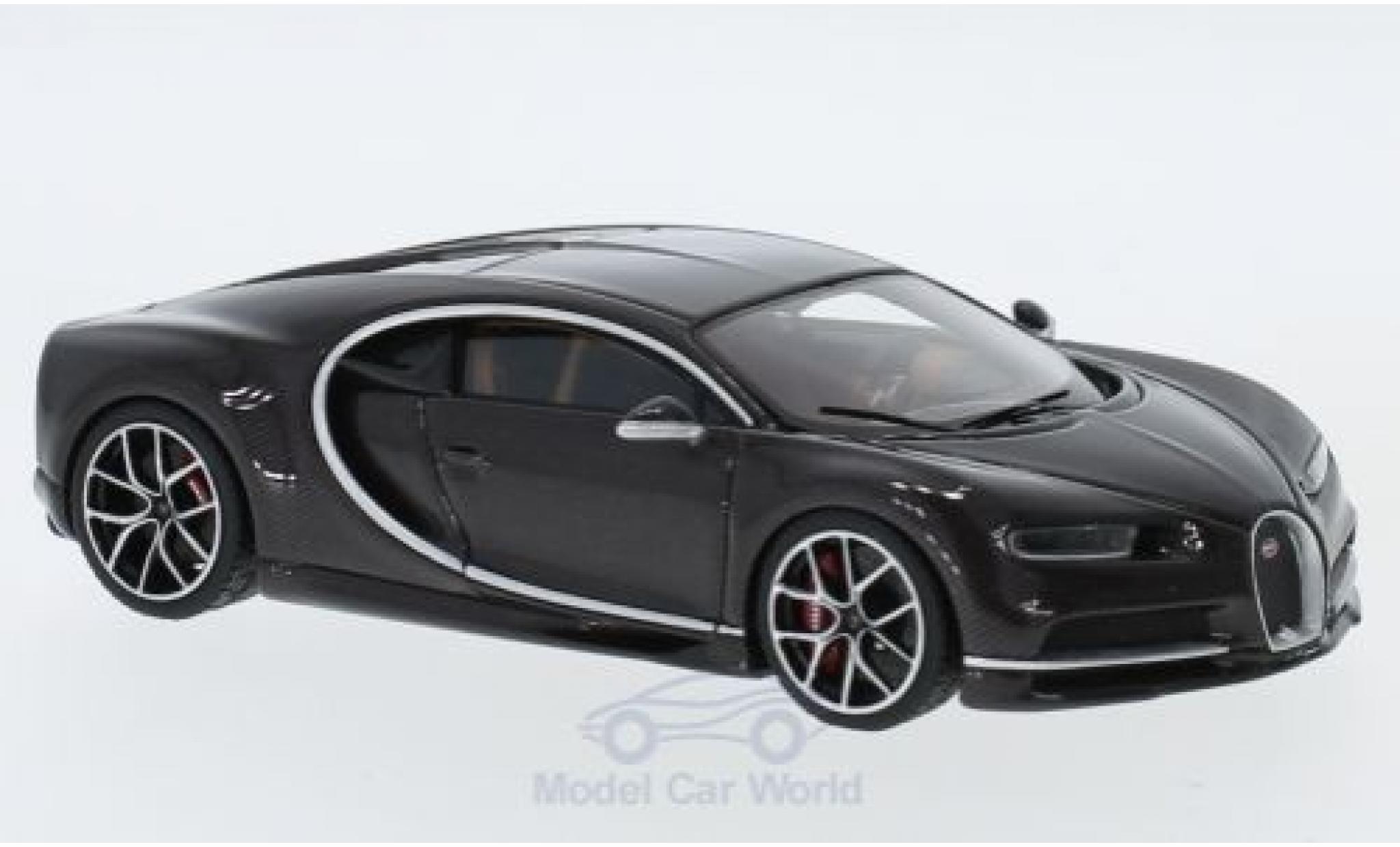 Bugatti Chiron 1/43 Look Smart bruin/carbon modelauto