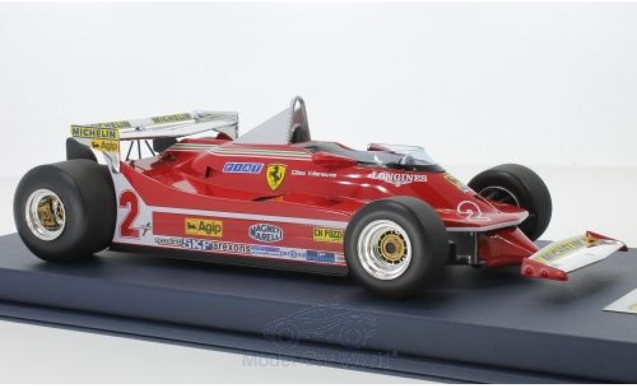 Ferrari 312 P 1/18 Look Smart T5 No.2 Formel 1 GP Monaco 1980 G.Villeneuve modelauto