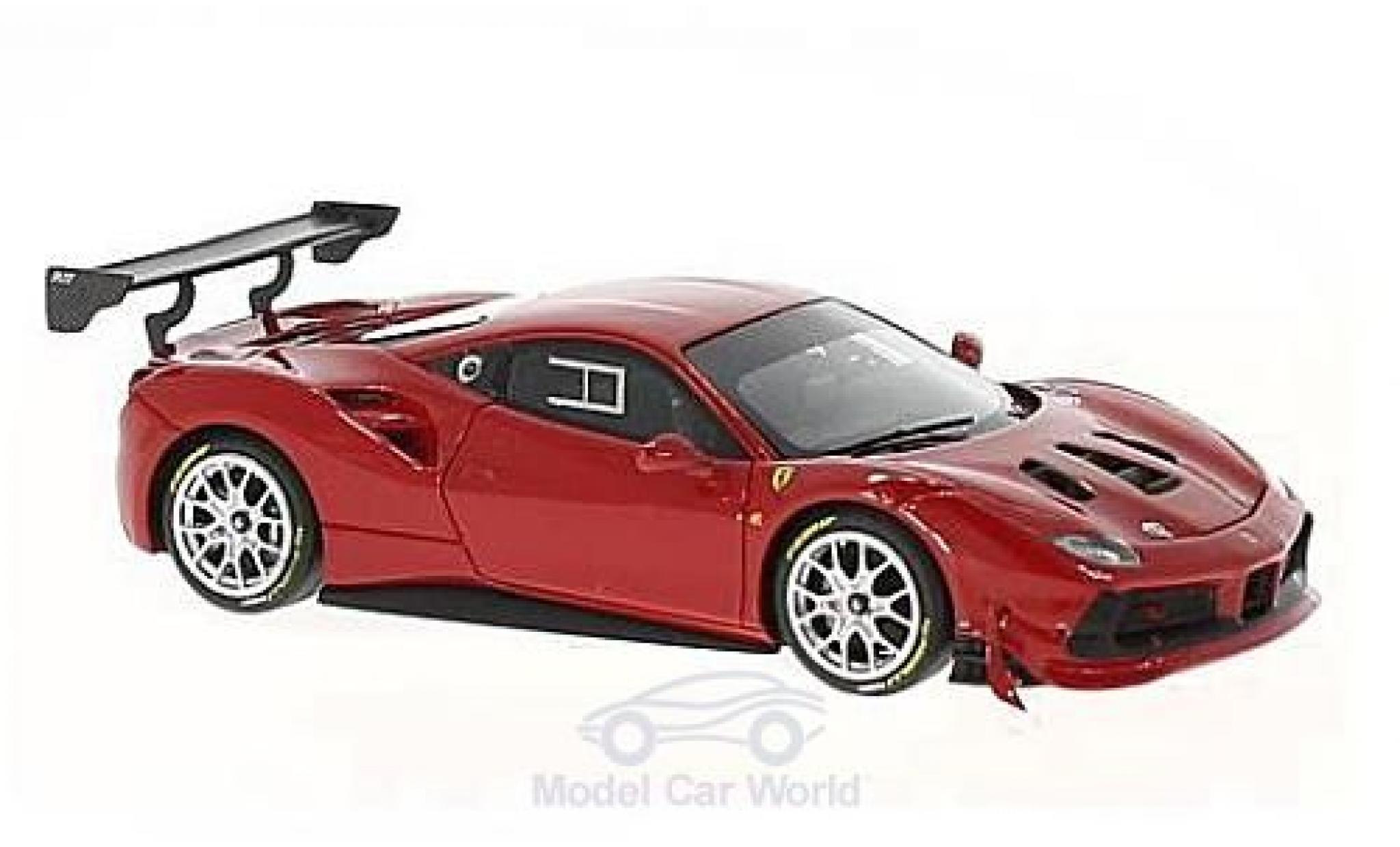 Ferrari 488 1/43 Look Smart Challenge rood modelauto