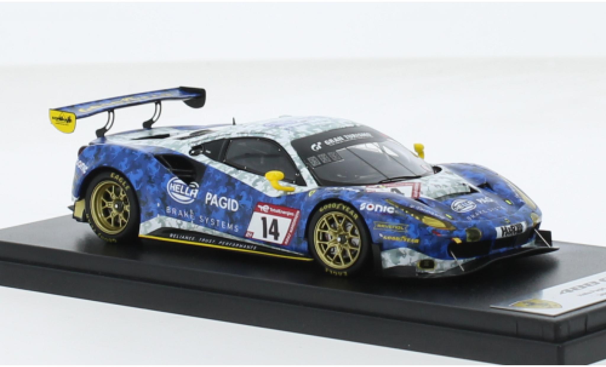 Ferrari 488 1/43 Look Smart GT3 EVO No.14 Hella Pagid - racing one 24h N&uuml;rburgring 2022 1:43 modelauto