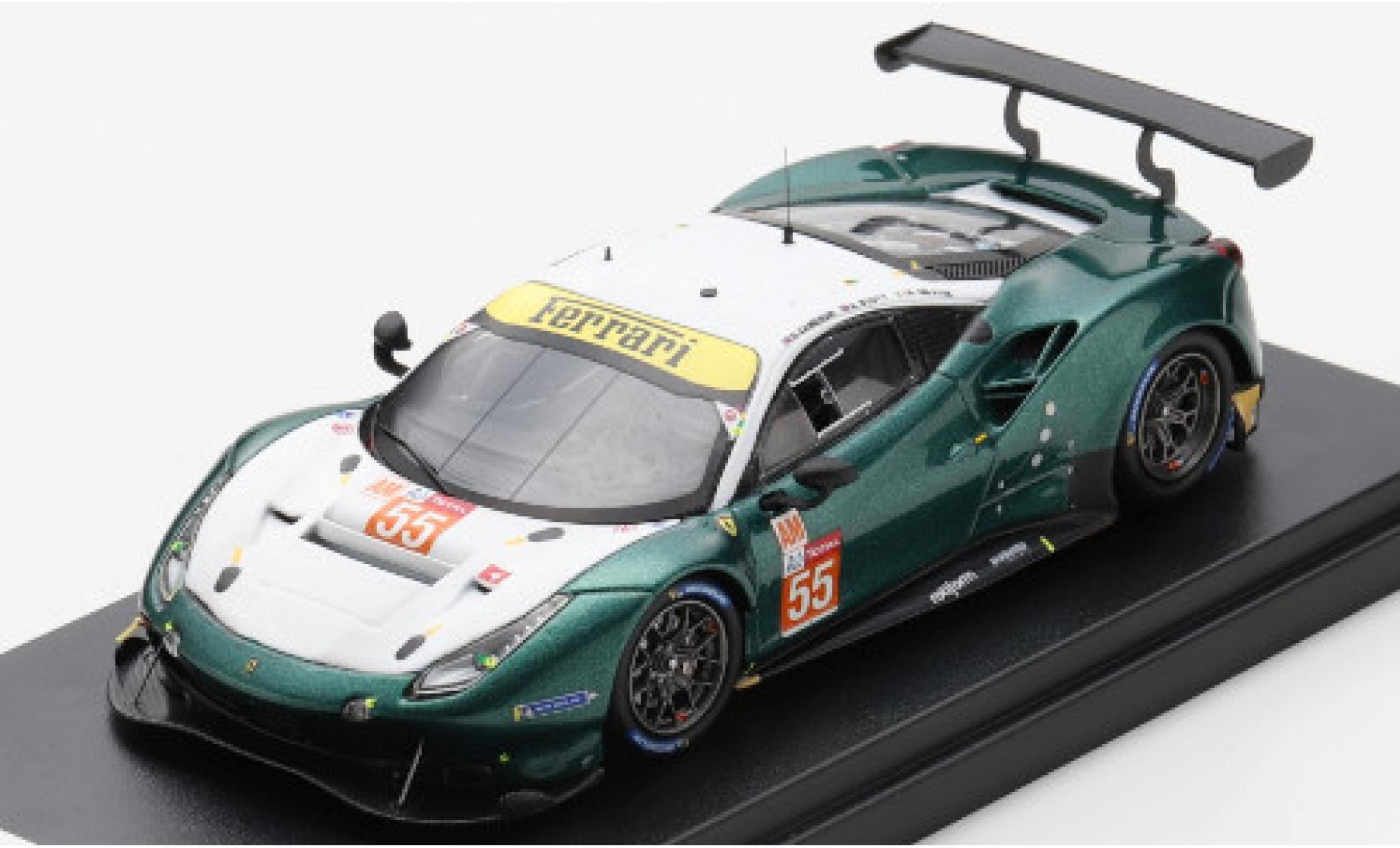 Ferrari 488 1/43 Look Smart GTE EVO No.55 Spirit of Race 24h Le Mans 2020 D.Cameron/M.Griffin/A.Scott modelauto