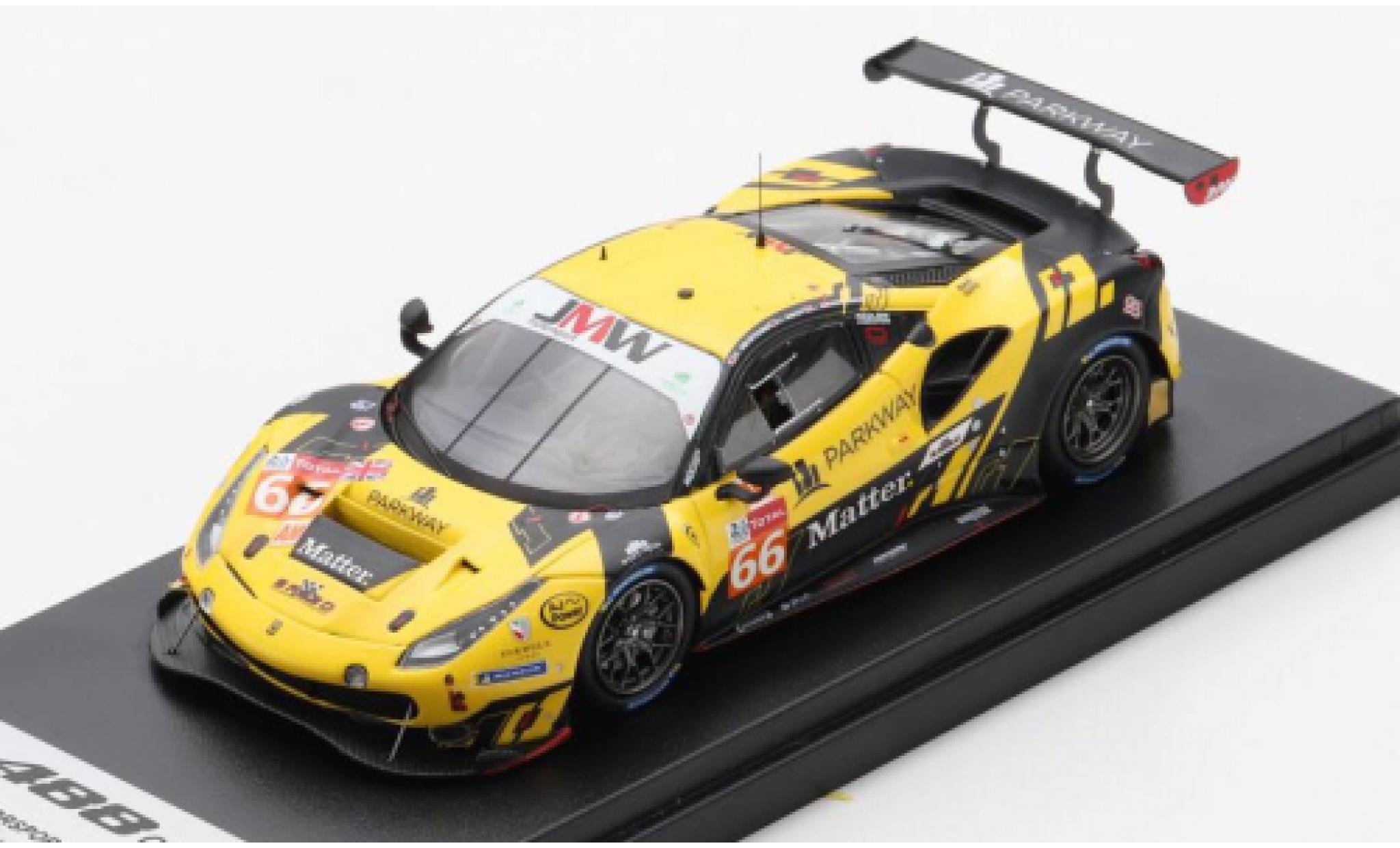Ferrari 488 1/43 Look Smart GTE EVO No.66 JMW Motorsport 24h Le Mans 2020 R.Heistand/J.Magnussen/M.Root modelauto