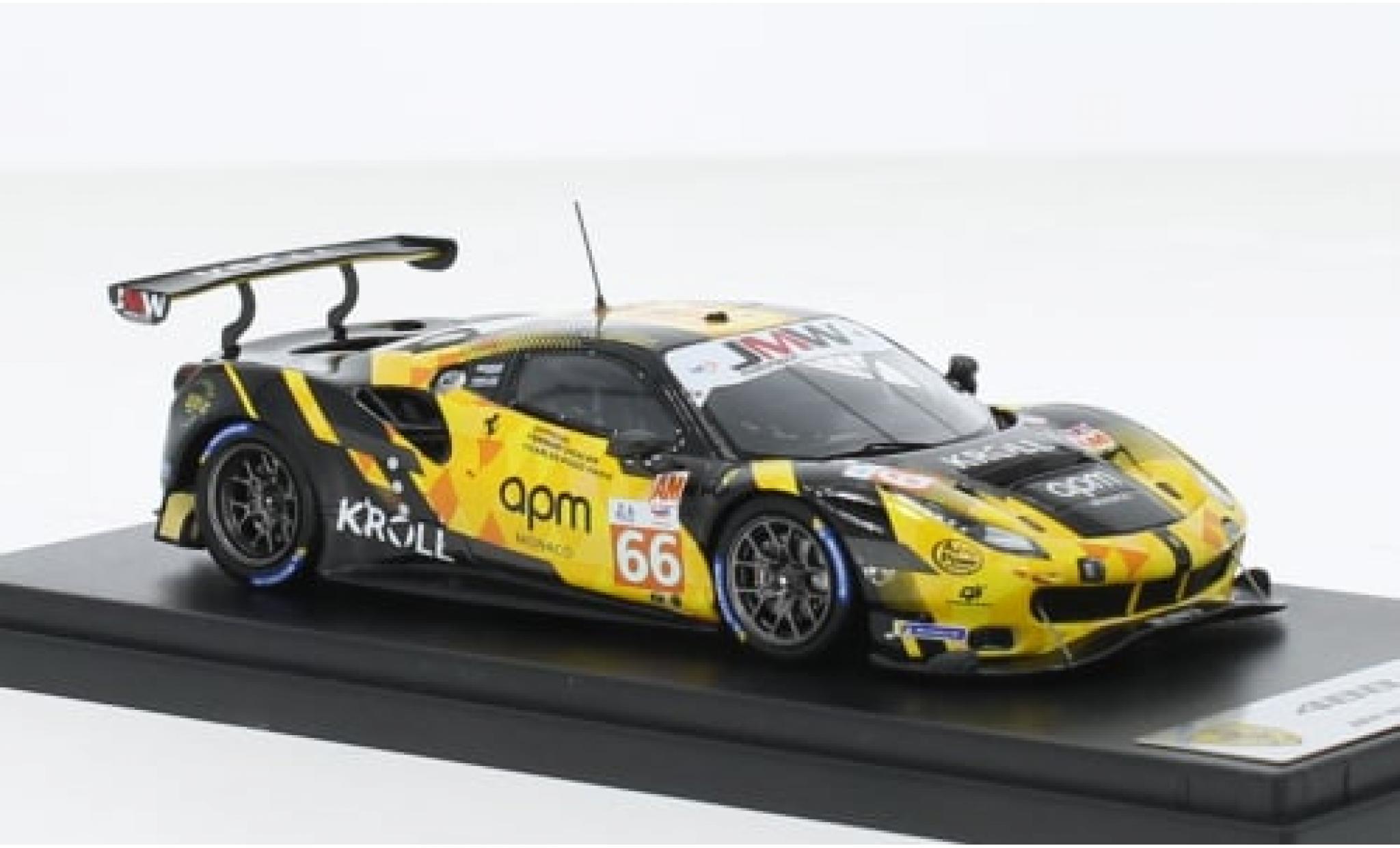 Ferrari 488 1/43 Look Smart GTE EVO No.66 JMW Motorsport 24h Le Mans 2023 1:43 modelauto