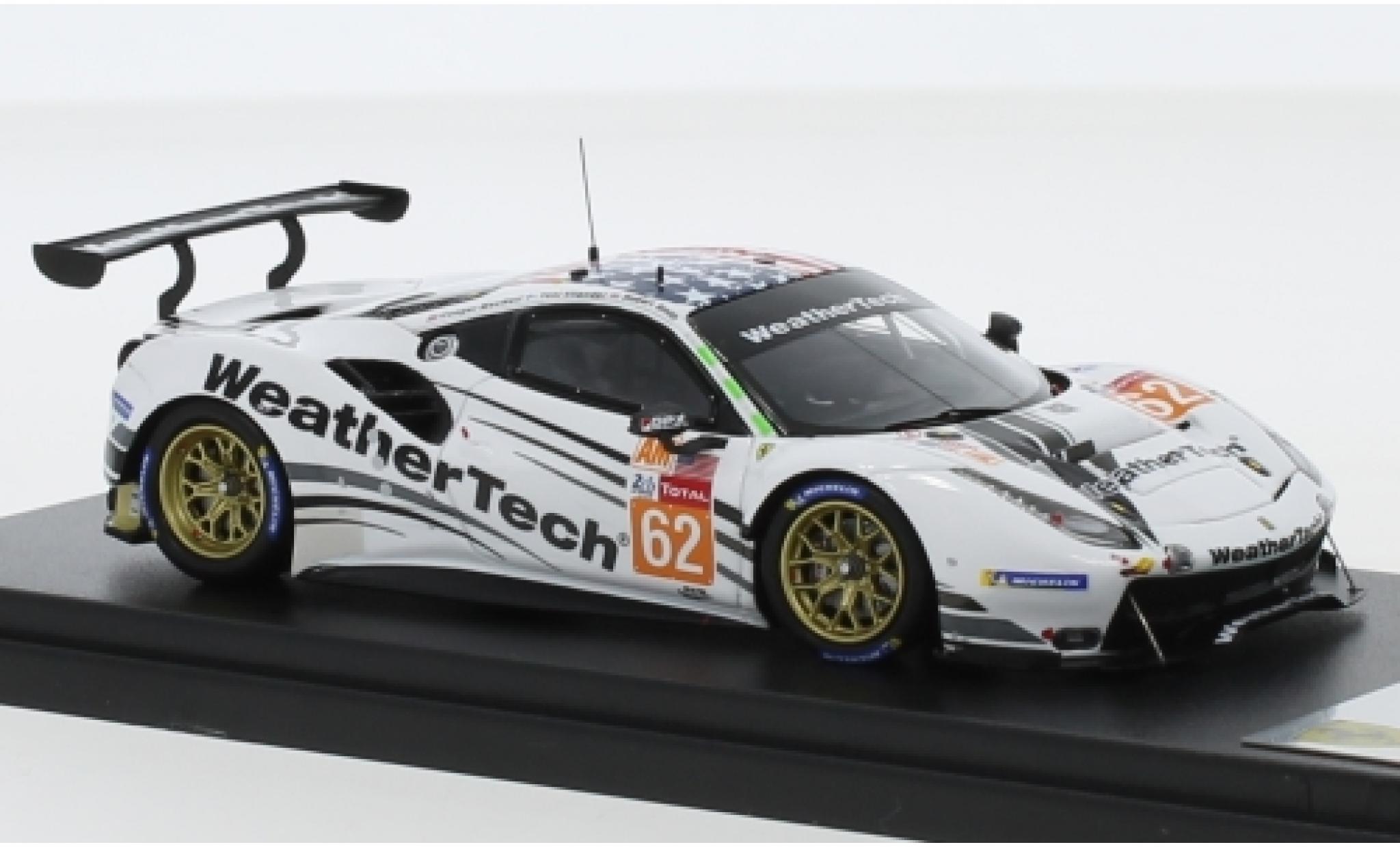 Ferrari 488 1/43 Look Smart GTE No.62 WeatherTech Racing WeatherTech 24h Le Mans 2019 C.MacNeil/R.Smith/T.Vilander modelauto