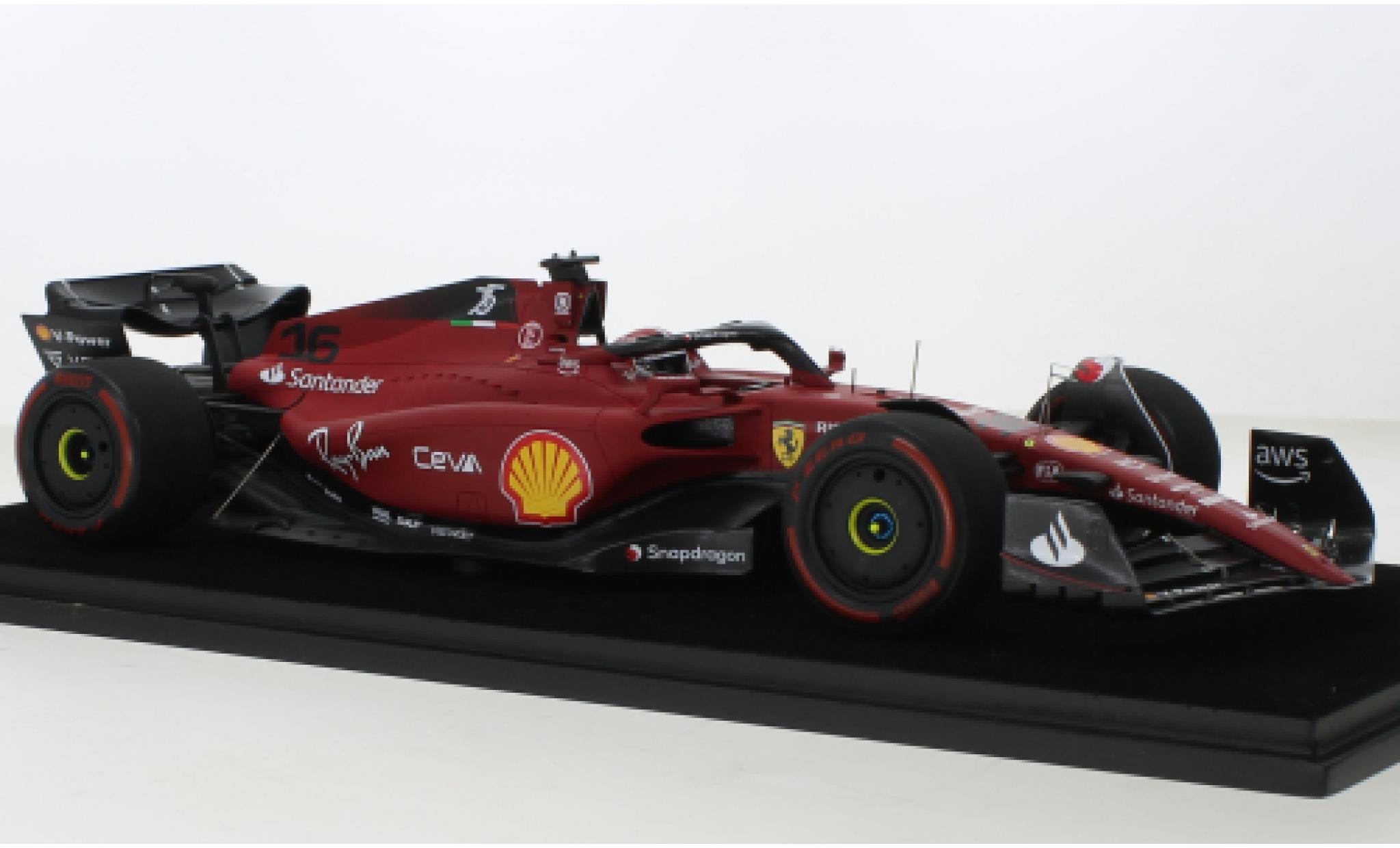 Ferrari F1 1/18 Look Smart -75 No.16 Scuderia Formel 1 GP Bahrain 2022 1:18 modelauto