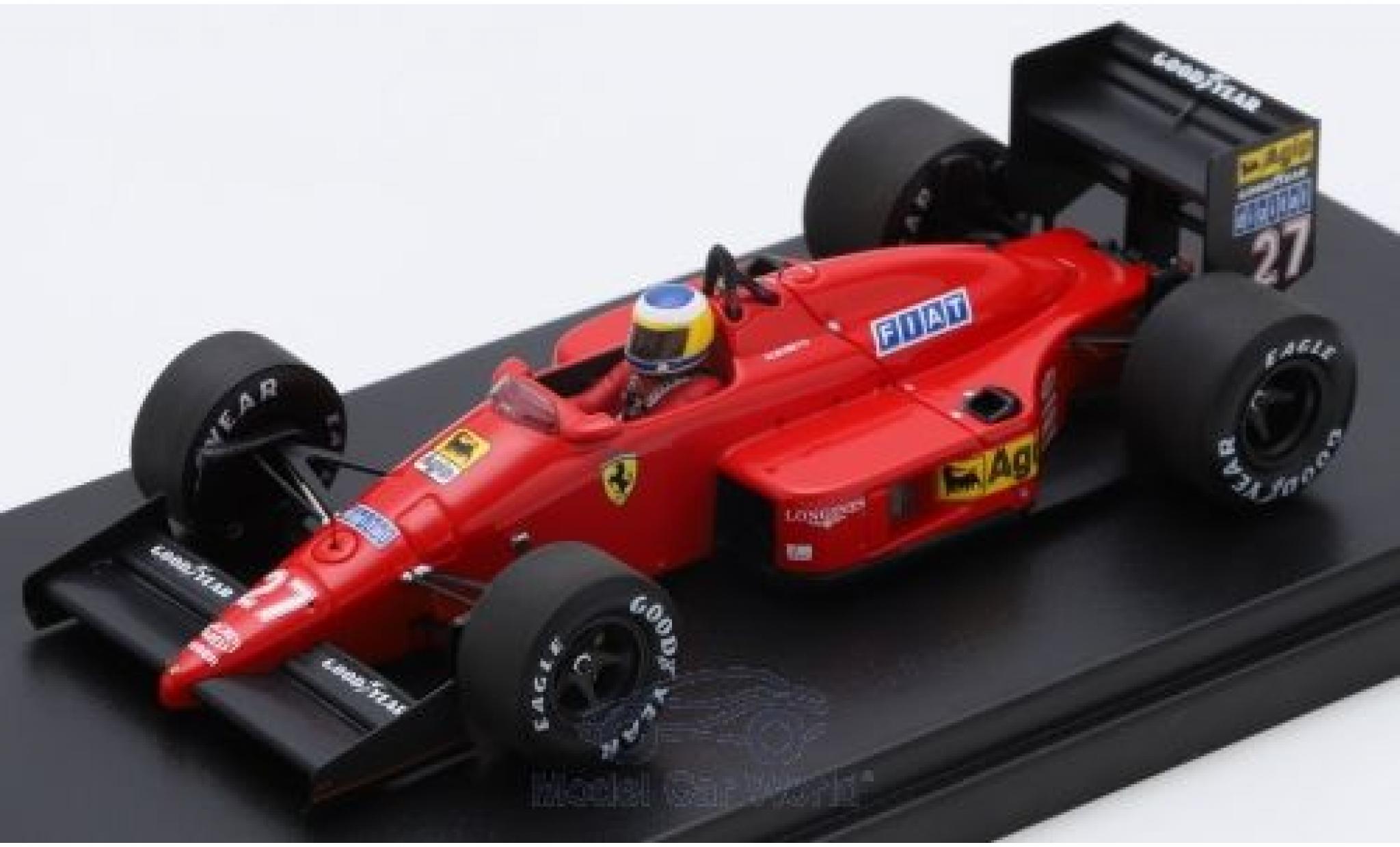 Ferrari F1 1/43 Look Smart /87 No.27 Scuderia Formel 1 GP Monaco 1987 M.Alboreto modelauto
