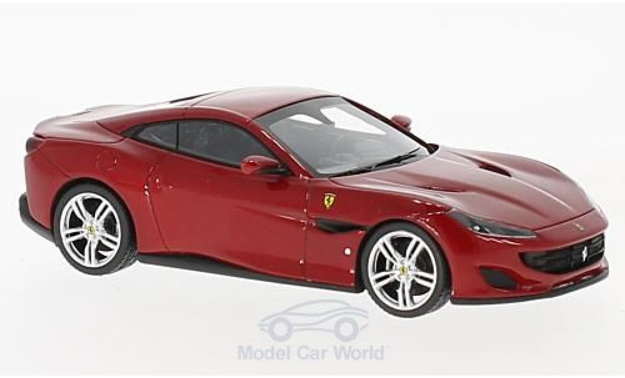 Ferrari Portofino 1/43 Look Smart metallic rood modelauto