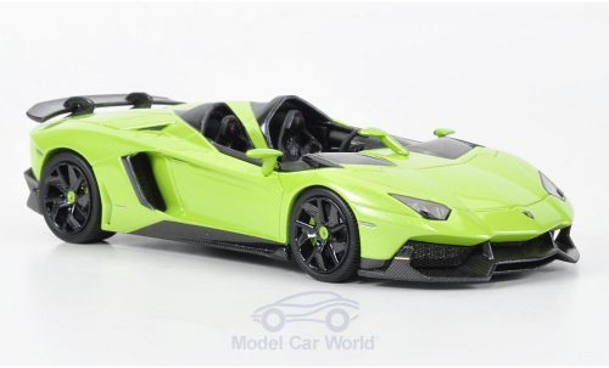 Lamborghini Aventador J 1/43 Look Smart J metallic groen 2012 Autosalon Genf modelauto