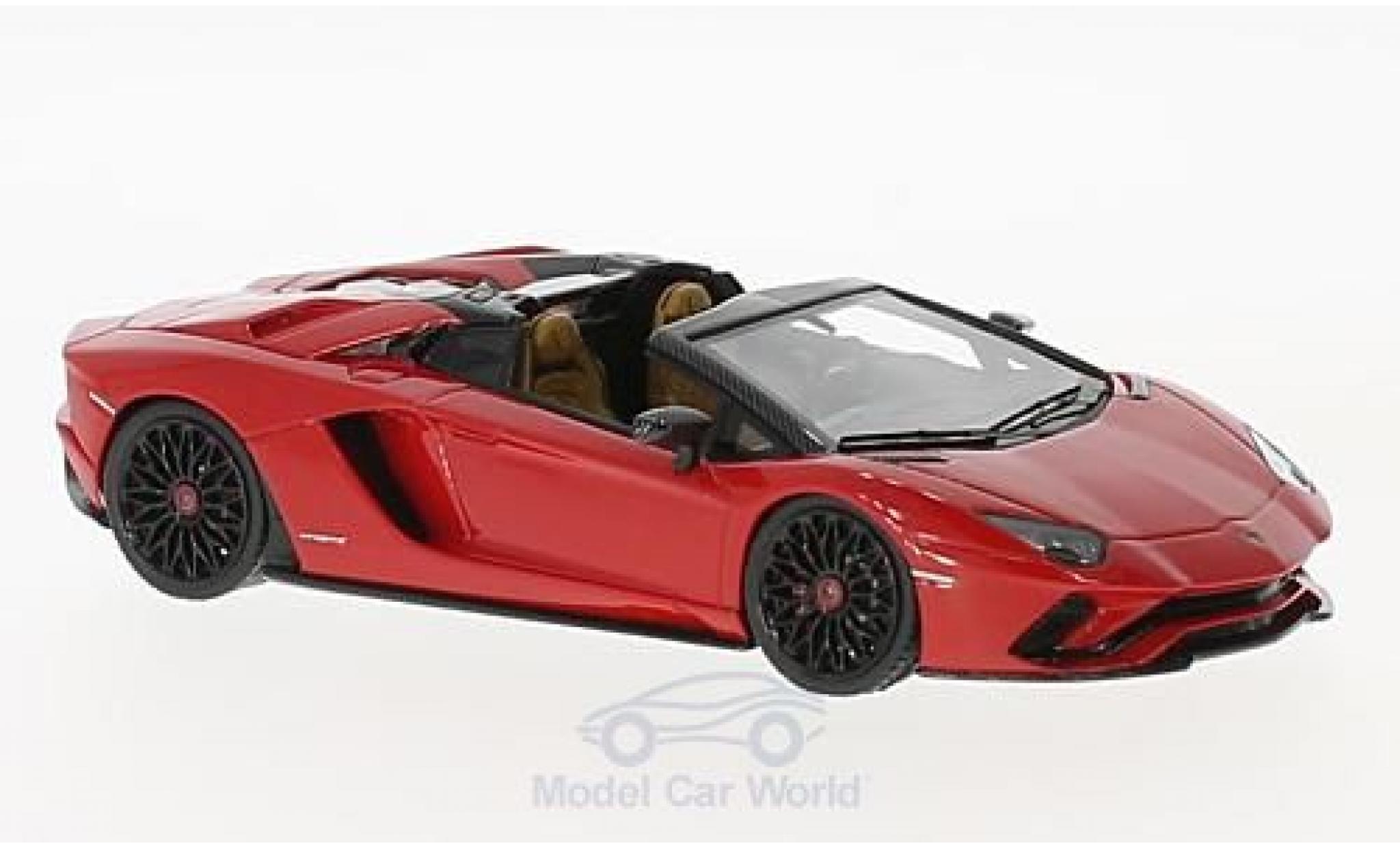 Lamborghini Aventador Roadster 1/43 Look Smart S Roadster rood modelauto