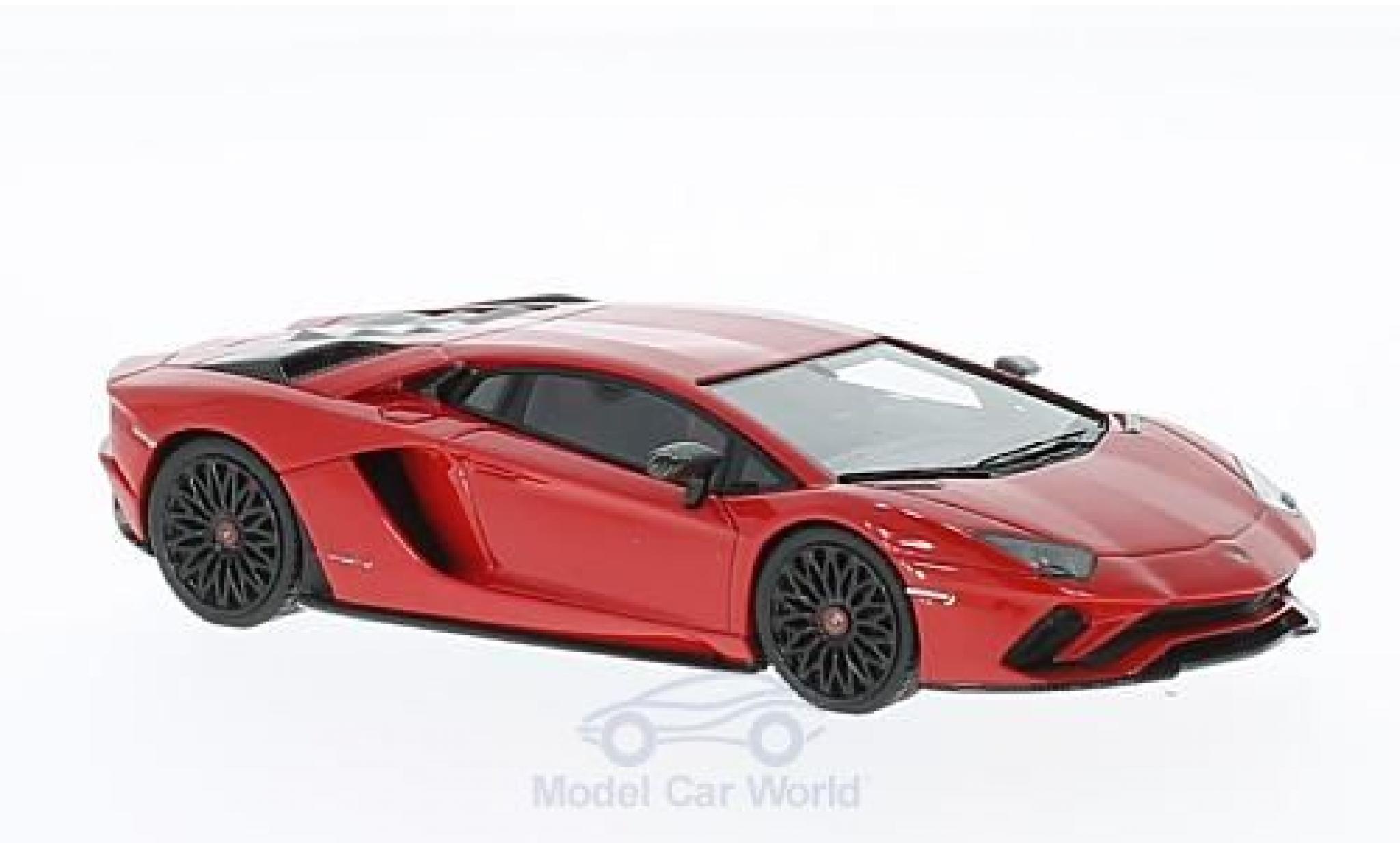 Lamborghini Aventador 1/43 Look Smart S rood modelauto