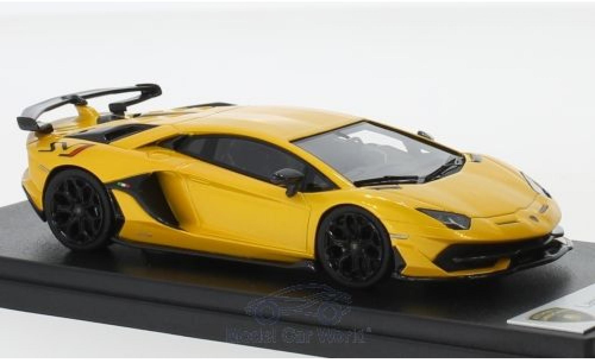 Lamborghini Aventador J 1/43 Look Smart SVJ metallic geel 2018 modelauto