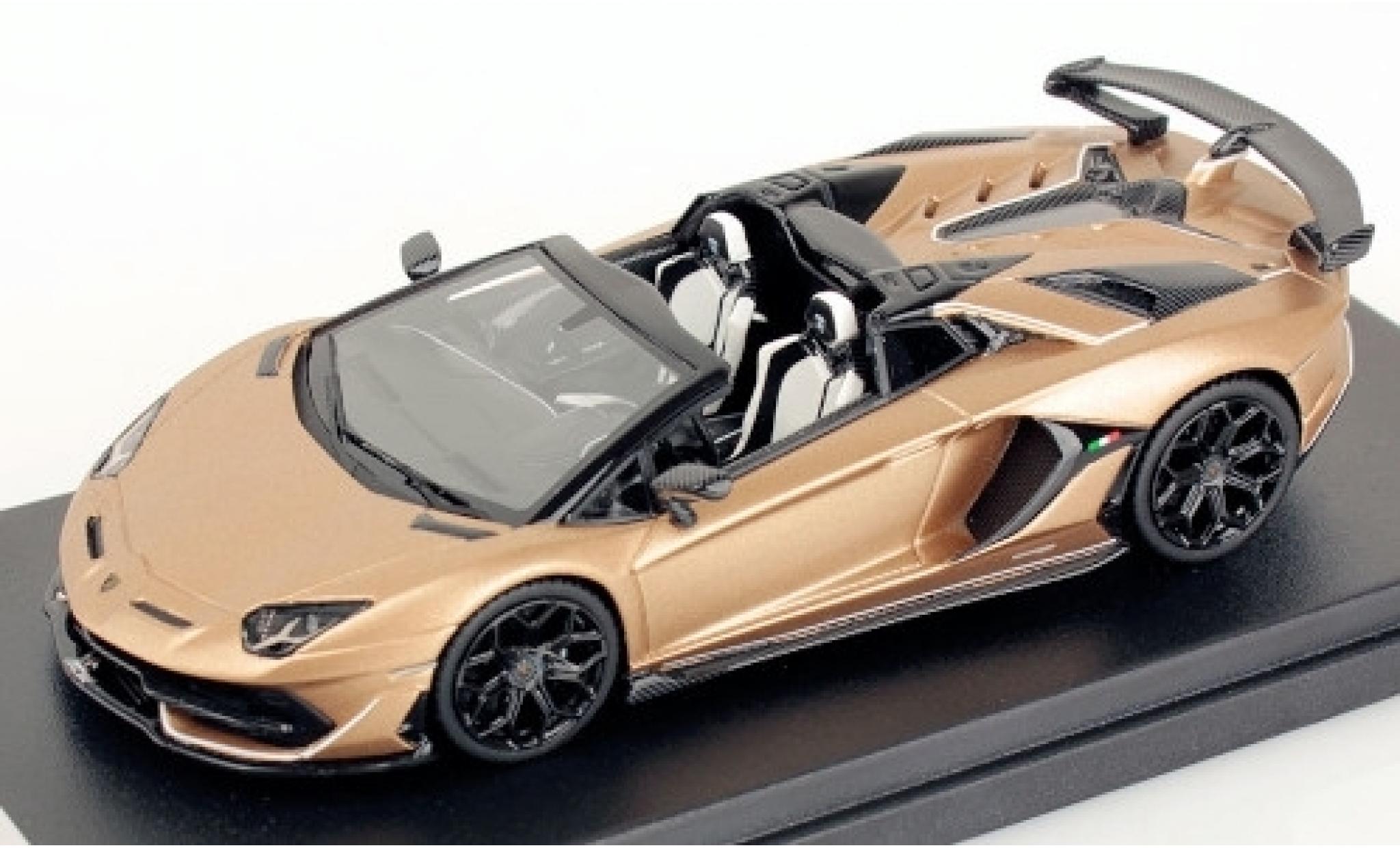 Lamborghini Aventador 1/43 Look Smart SVJ Roadster matt-bronze 2019 modelauto
