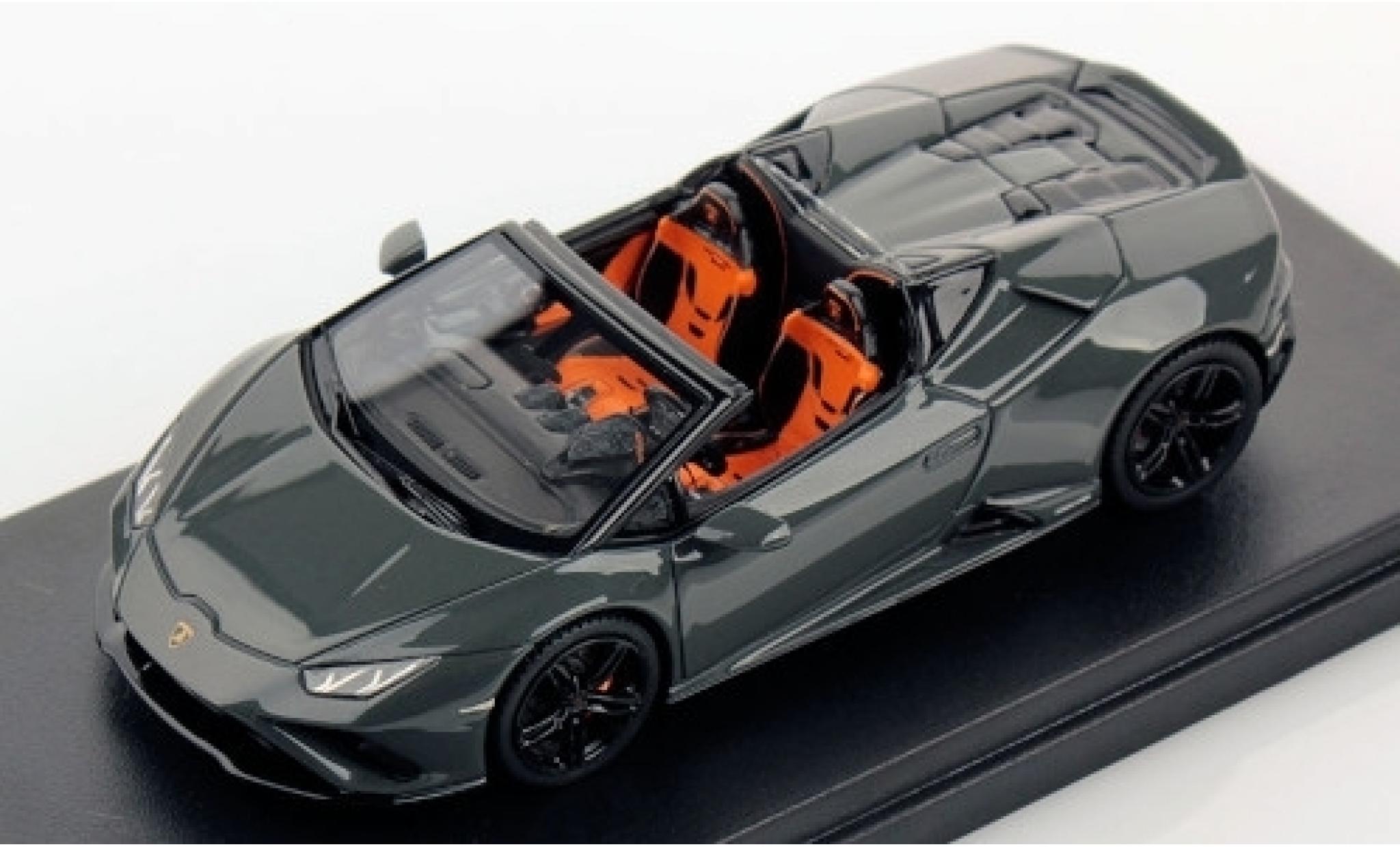 Lamborghini Huracan 1/43 Look Smart Evo RWD Spyder grijs 2019 modelauto