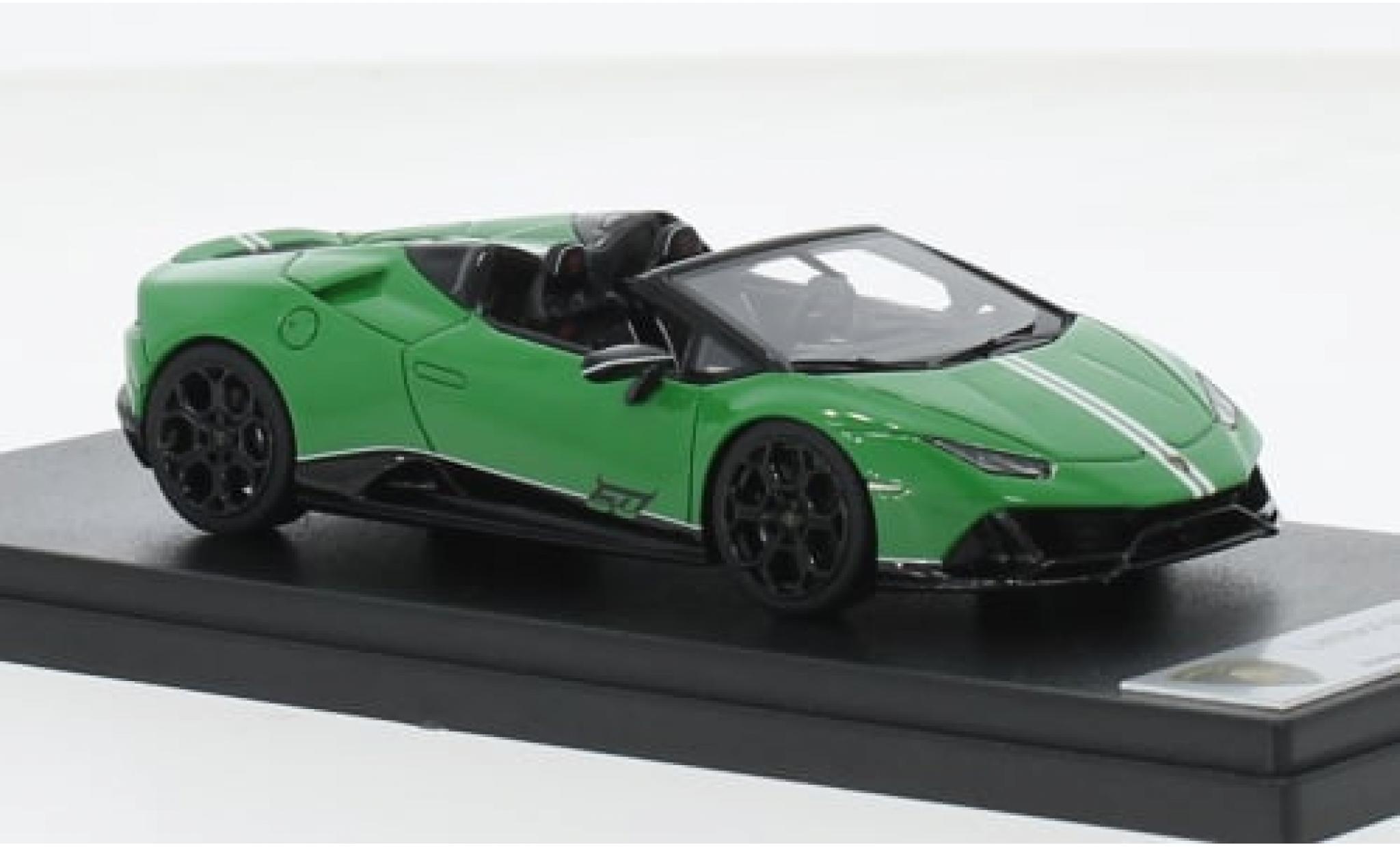 Lamborghini Huracan 1/43 Look Smart Evo Spyder groen 2022 1:43 modelauto