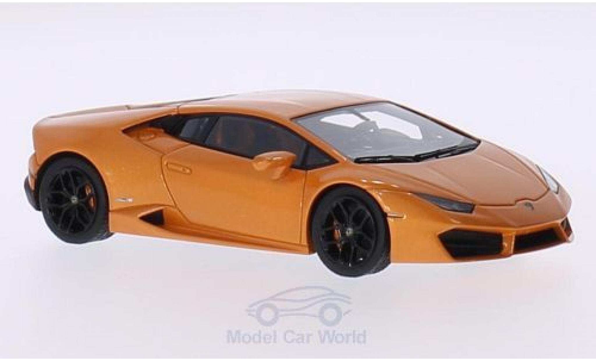 Lamborghini Huracan 1/43 Look Smart LP 580-2 metallic oranje 2015 modelauto
