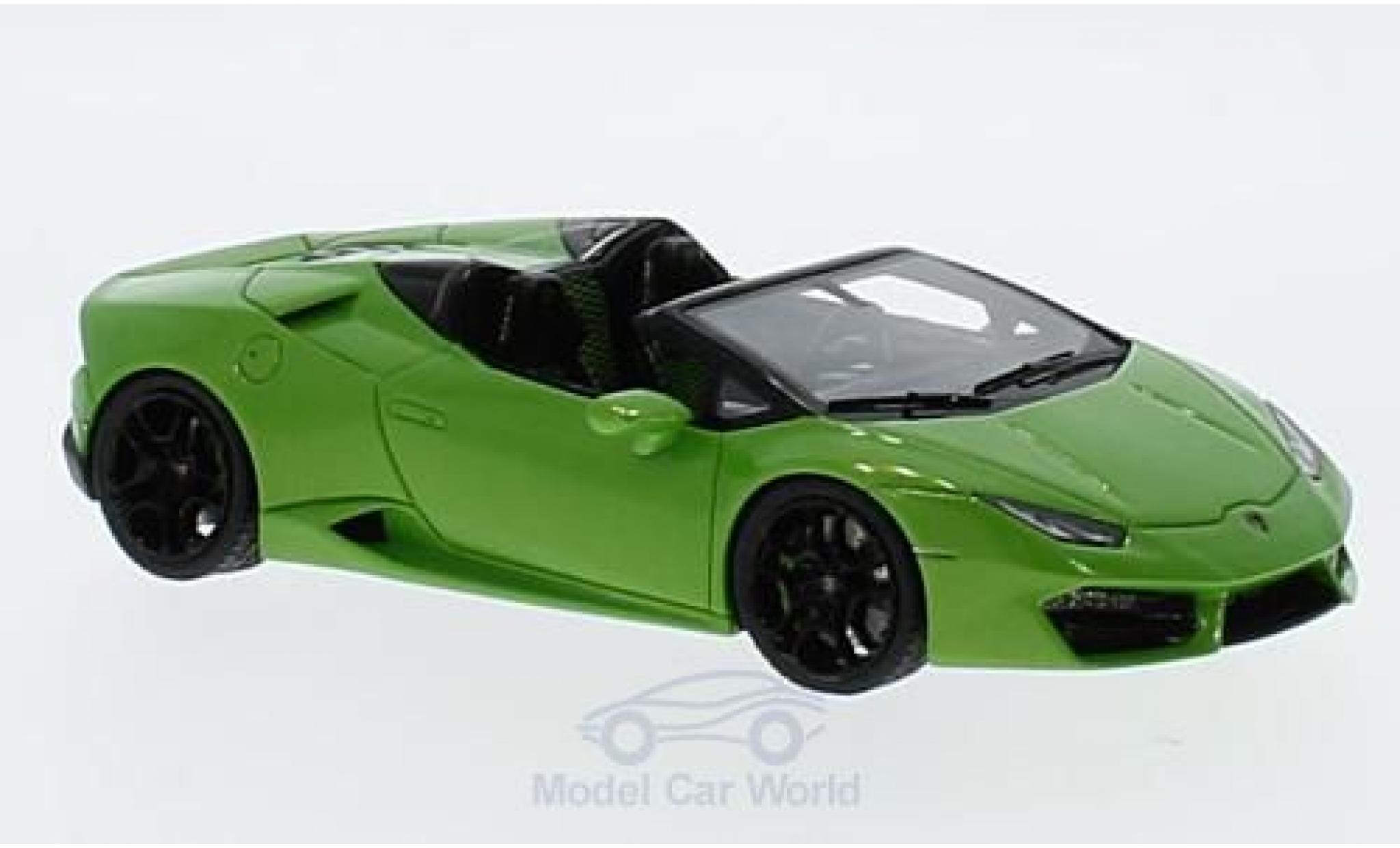 Lamborghini Huracan 1/43 Look Smart LP 580-2 Spyder metallic groen modelauto