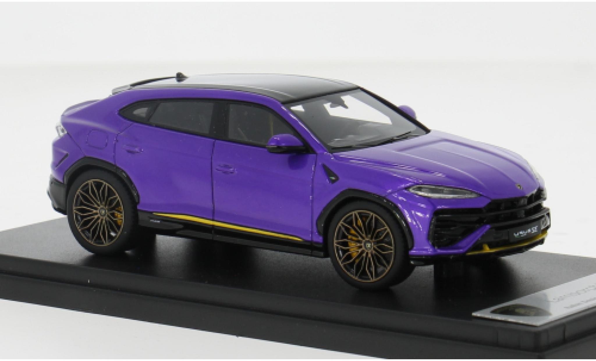 Lamborghini Urus 1/43 Look Smart SE metallic paars/carbon 2024 1:43 modelauto