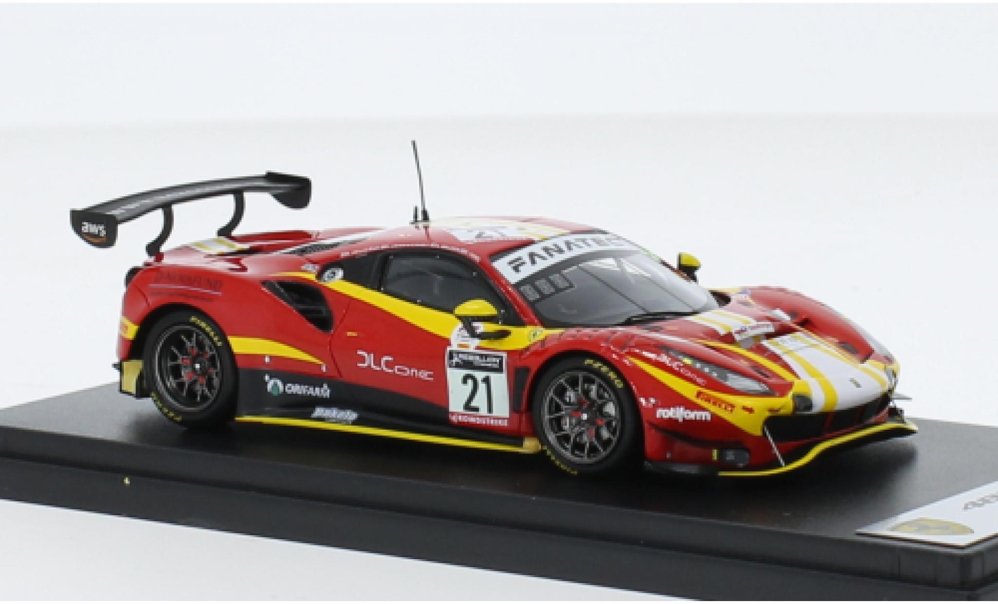 Ferrari 488 1/43 Look Smart GT3 EVO No.21 AF Corse 24h Spa 2022 modelauto