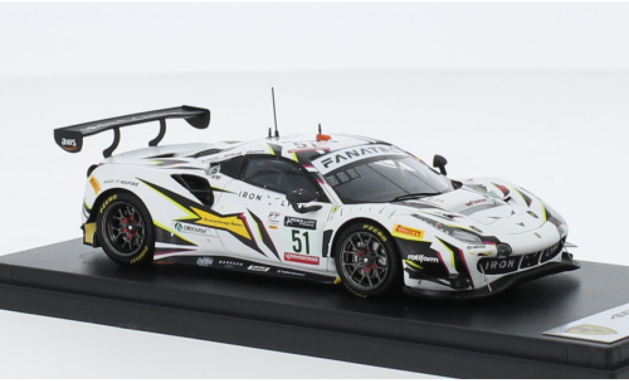 Ferrari 488 1/43 Look Smart GT3 EVO No.51 Iron Lynx 24h Spa 2022 modelauto