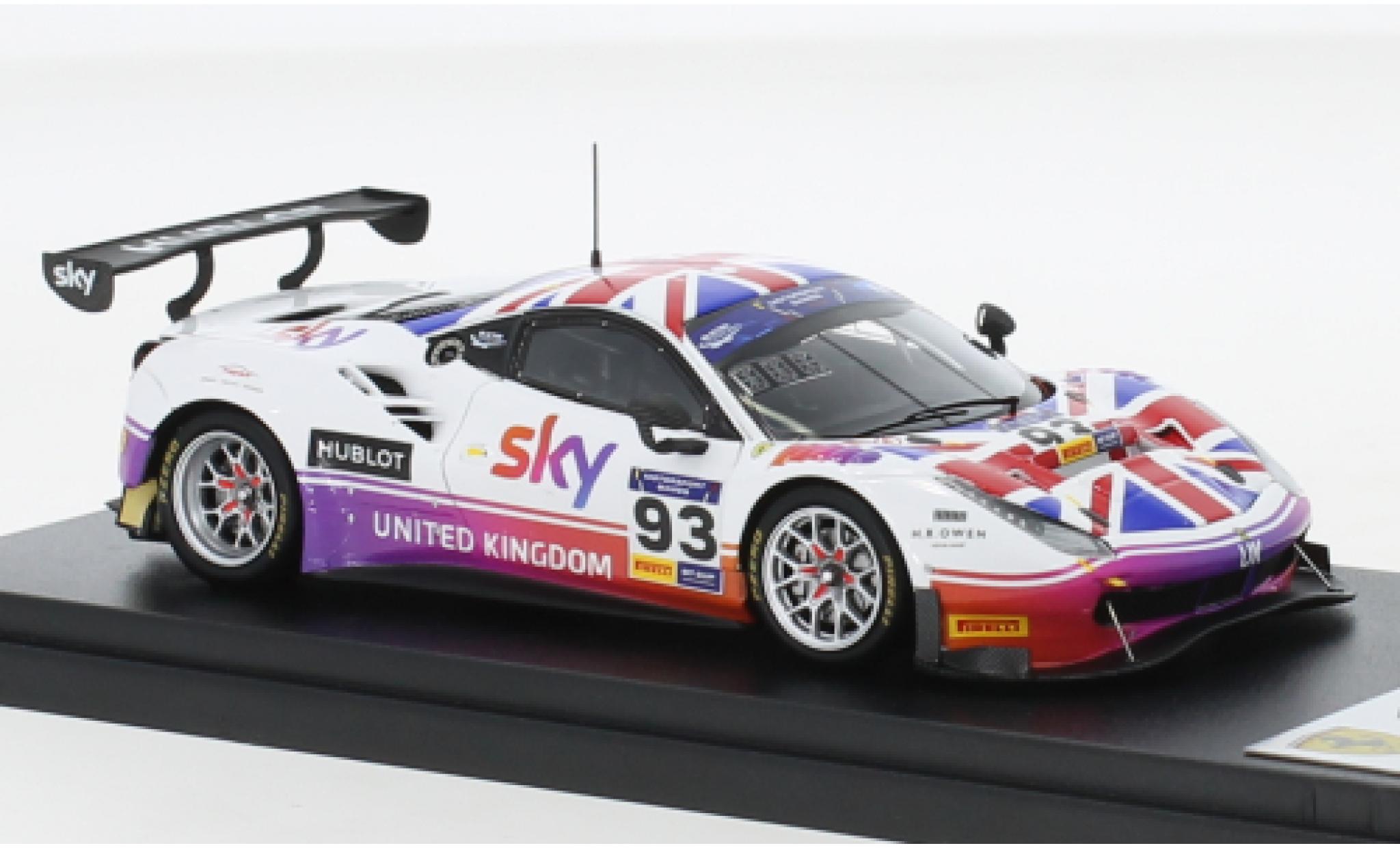 Ferrari 488 1/43 Look Smart GT3 No.93 Team Great Britain FIA Motorsport Games GT Cup Vallelunga 2019 modelauto