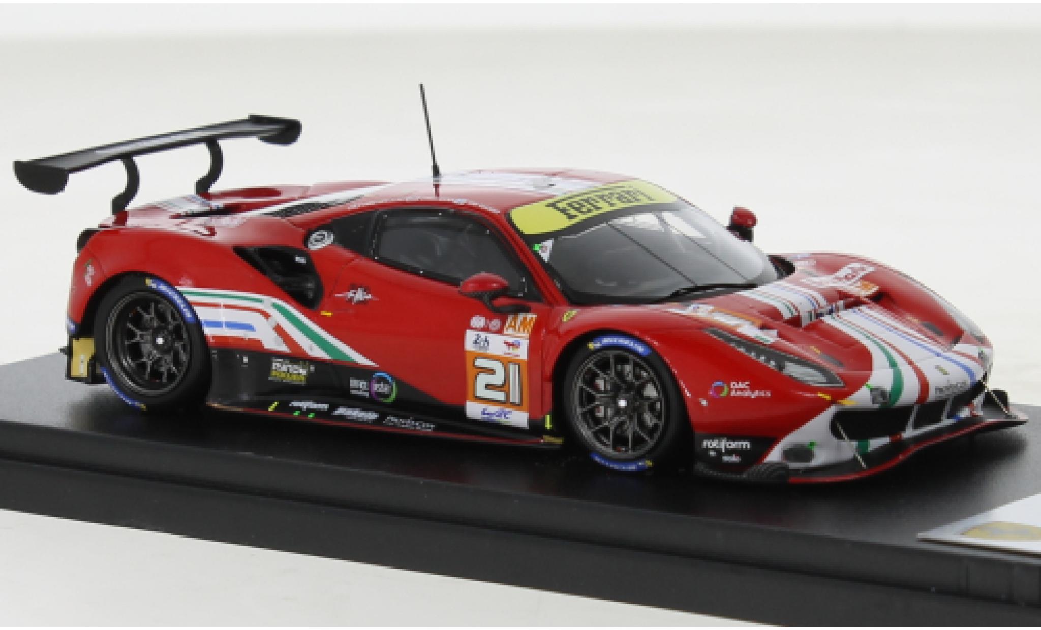 Ferrari 488 1/43 Look Smart GTE EVO No.21 AF Corse 24h Le Mans 2022 modelauto