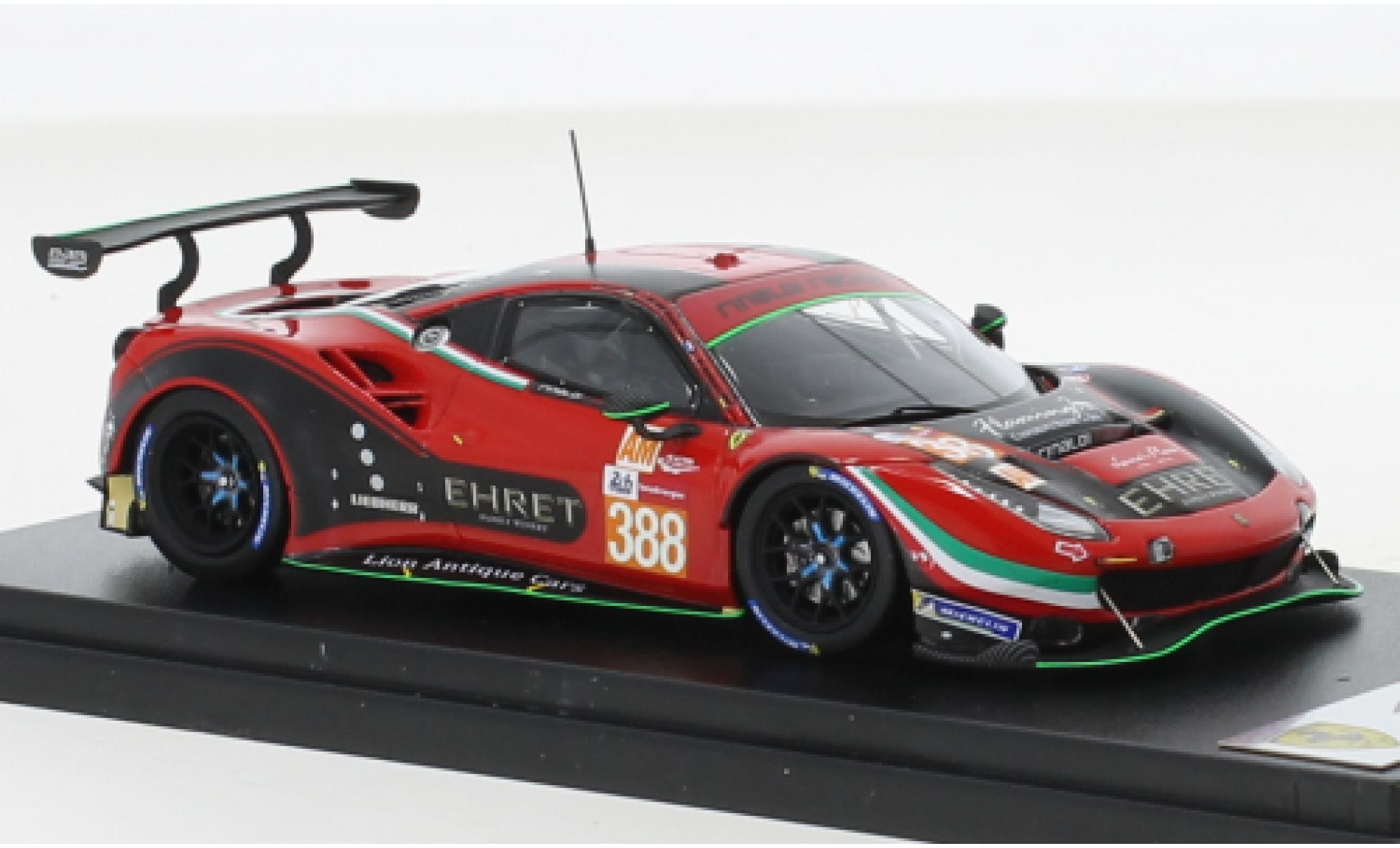 Ferrari 488 1/43 Look Smart GTE EVO No.388 Rinaldi Racing 24h Le Mans 2021 modelauto