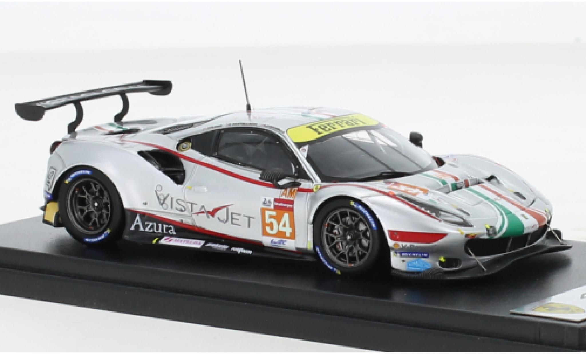 Ferrari 488 1/43 Look Smart GTE EVO No.54 AF Corse 24h Le Mans 2021 modelauto