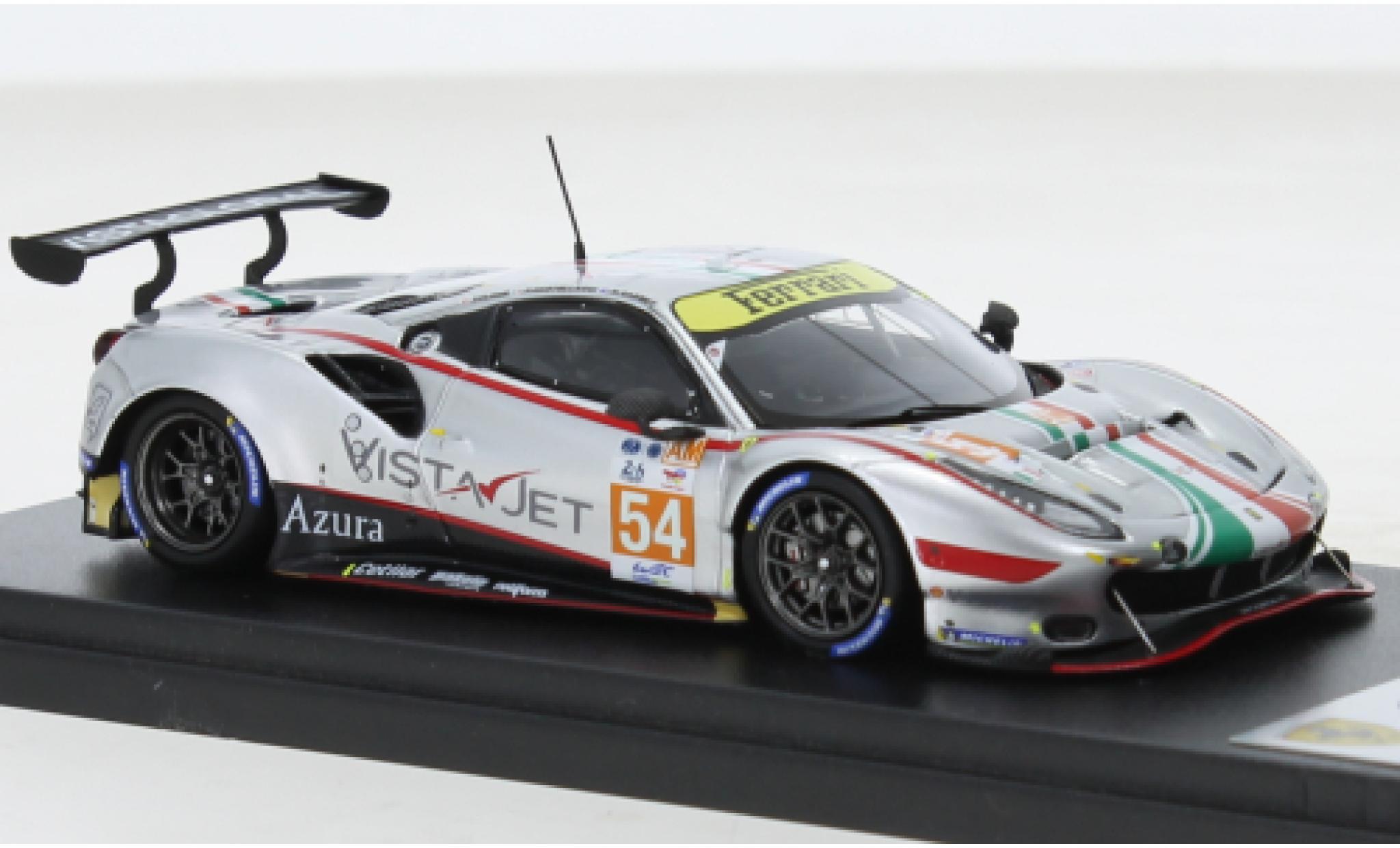 Ferrari 488 1/43 Look Smart GTE EVO No.54 AF Corse 24h Le Mans 2022 modelauto