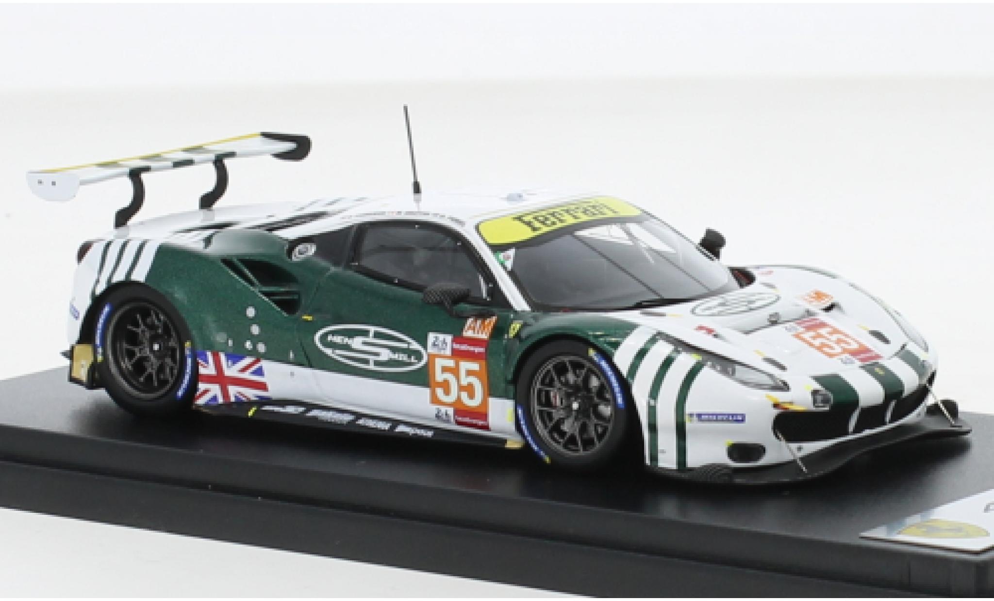 Ferrari 488 1/43 Look Smart GTE EVO No.55 Spirit of Race 24h Le Mans 2021 modelauto