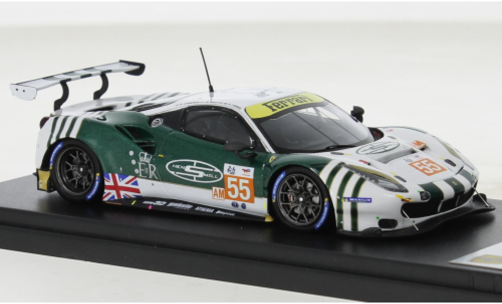 Ferrari 488 1/43 Look Smart GTE EVO No.55 Spirit of Race 24h Le Mans 2022 modelauto
