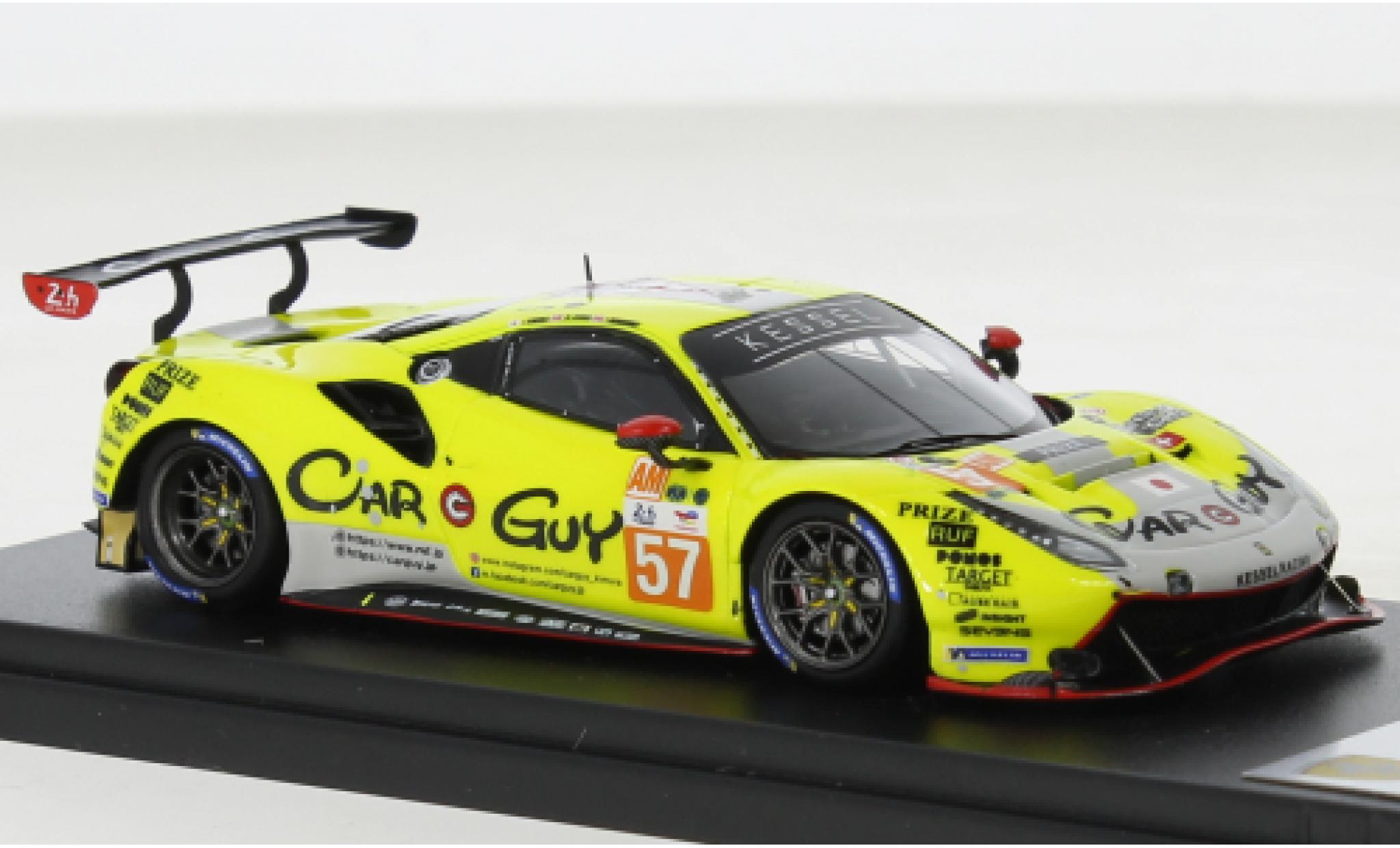 Ferrari 488 1/43 Look Smart GTE EVO No.57 Kessel Racing 24h Le Mans 2022 modelauto