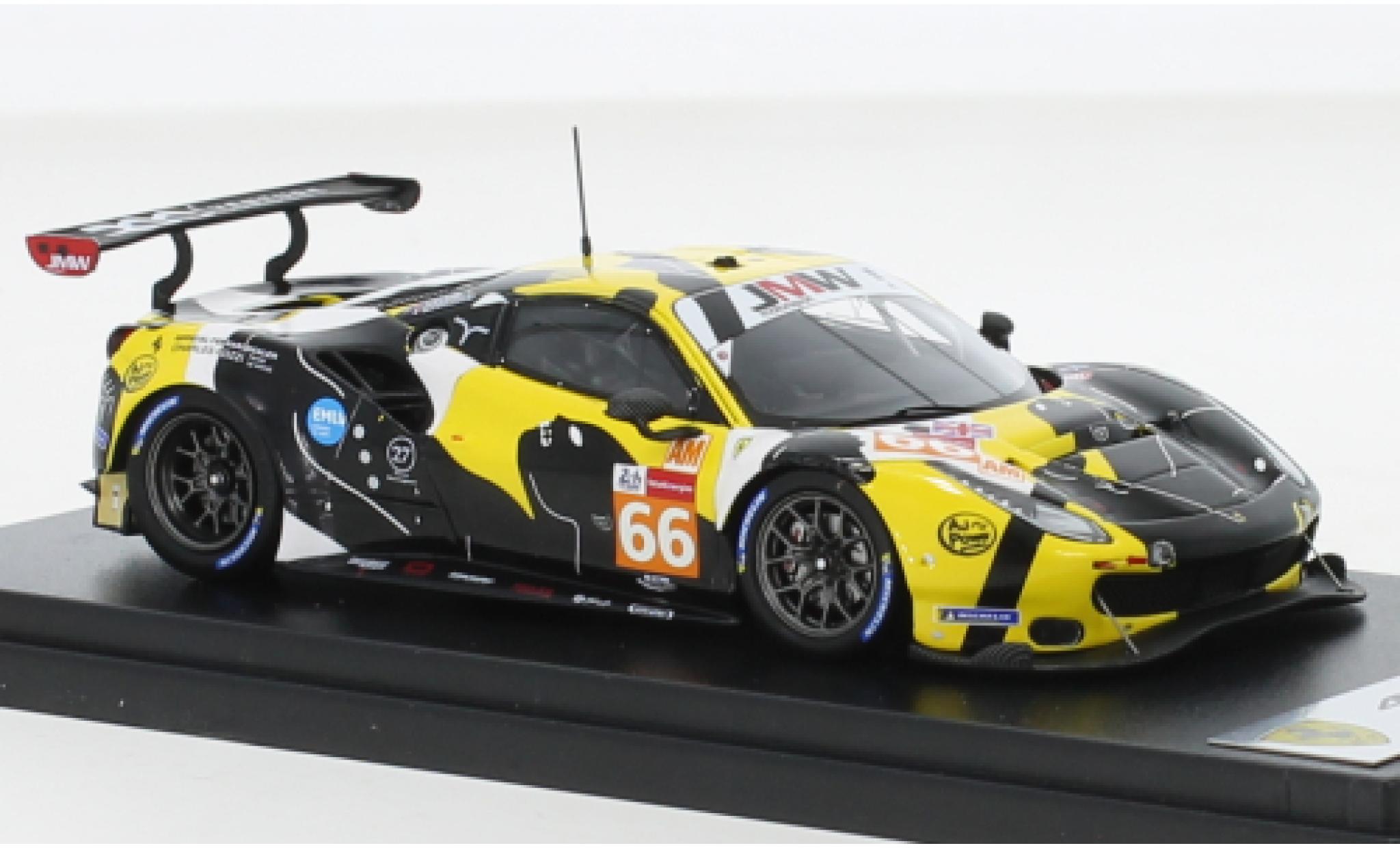 Ferrari 488 1/43 Look Smart GTE EVO No.66 JMW Motorsport 24h Le Mans 2021 modelauto