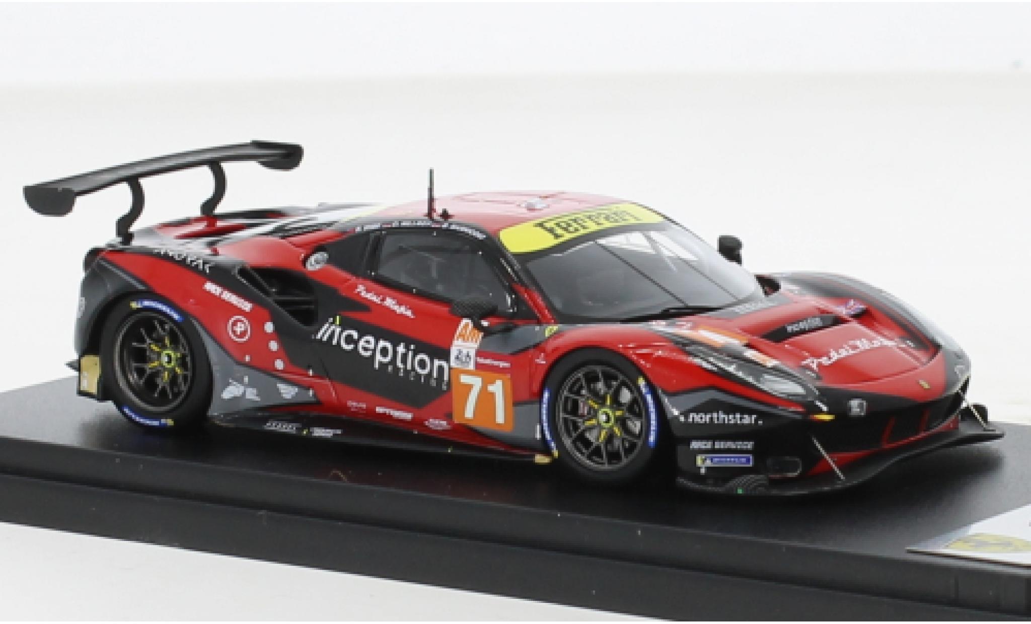 Ferrari 488 1/43 Look Smart GTE EVO No.71 Inception Racing 24h Le Mans 2021 modelauto
