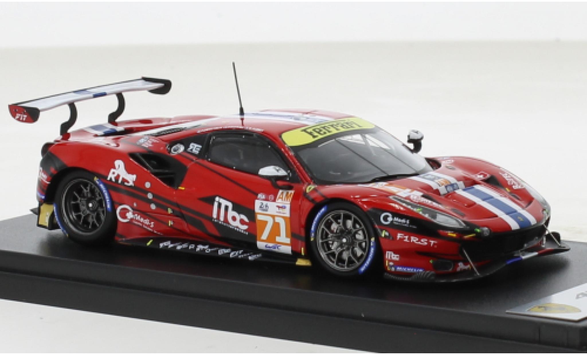 Ferrari 488 1/43 Look Smart GTE EVO No.71 Spirit of Race 24h Le Mans 2022 modelauto