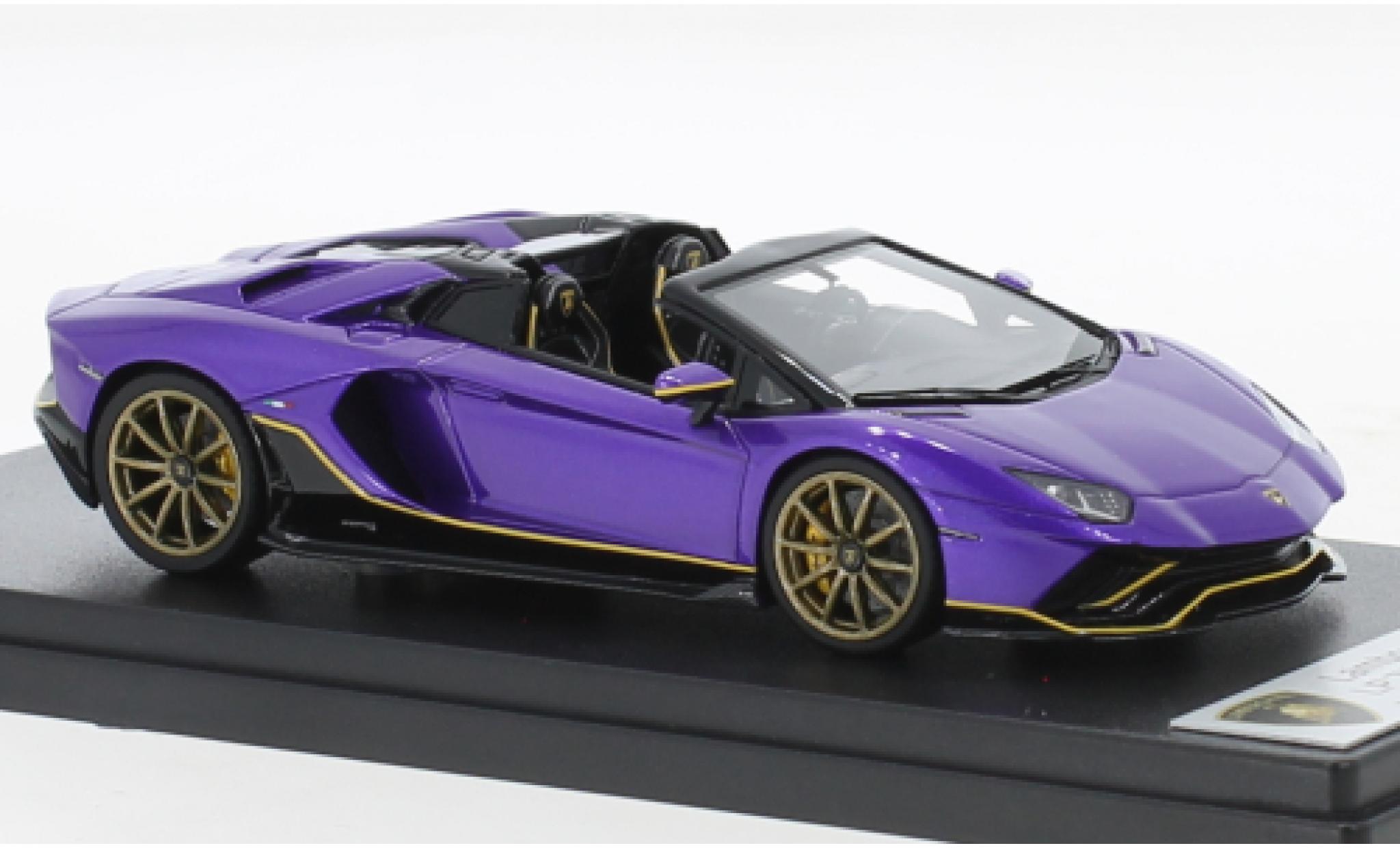Lamborghini Aventador 1/43 Look Smart LO 780-4 Ultimae Roadster metallic lila modelauto