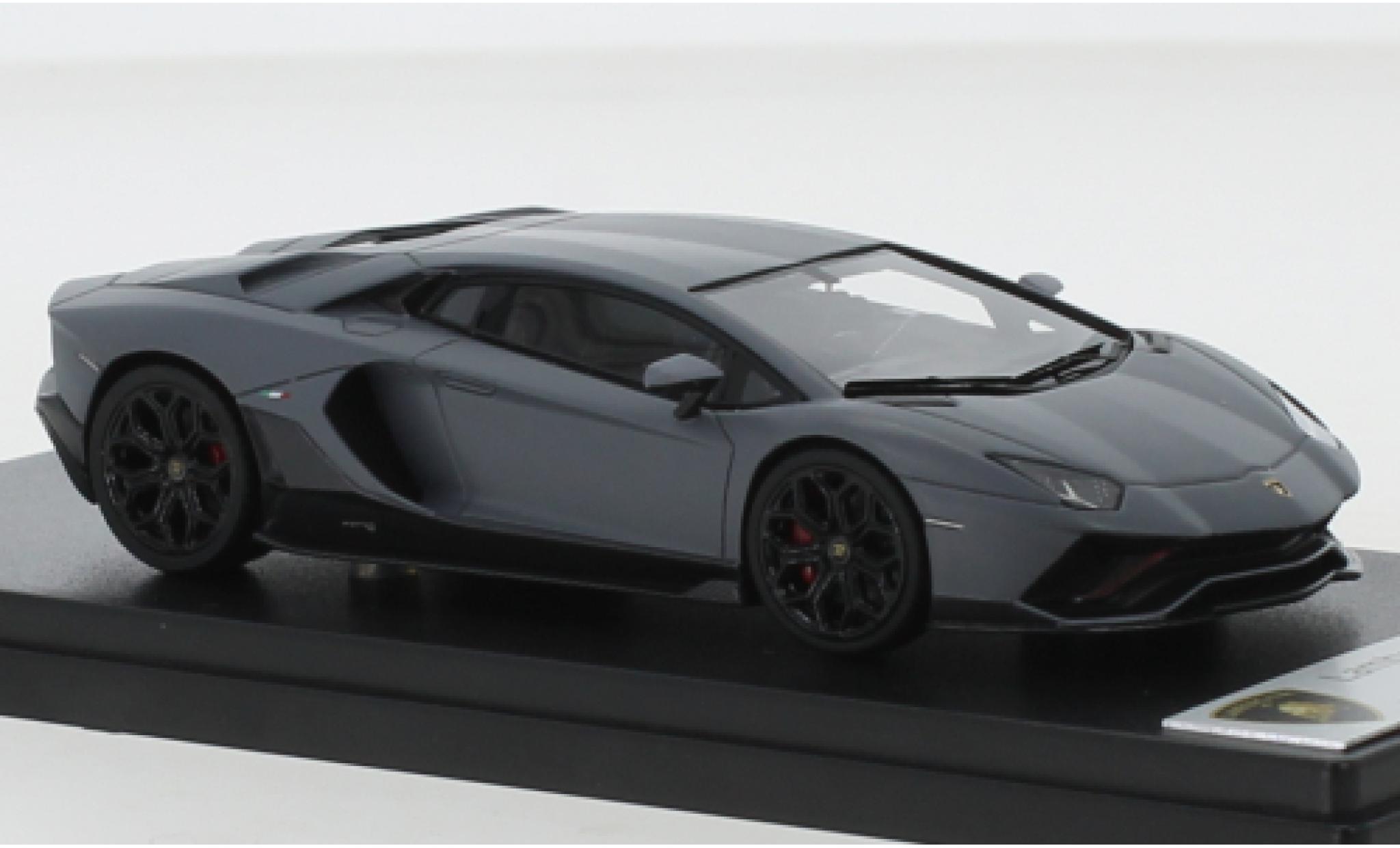 Lamborghini Aventador 1/43 Look Smart LP 780-4 Ultimae matt-grijs 2021 modelauto