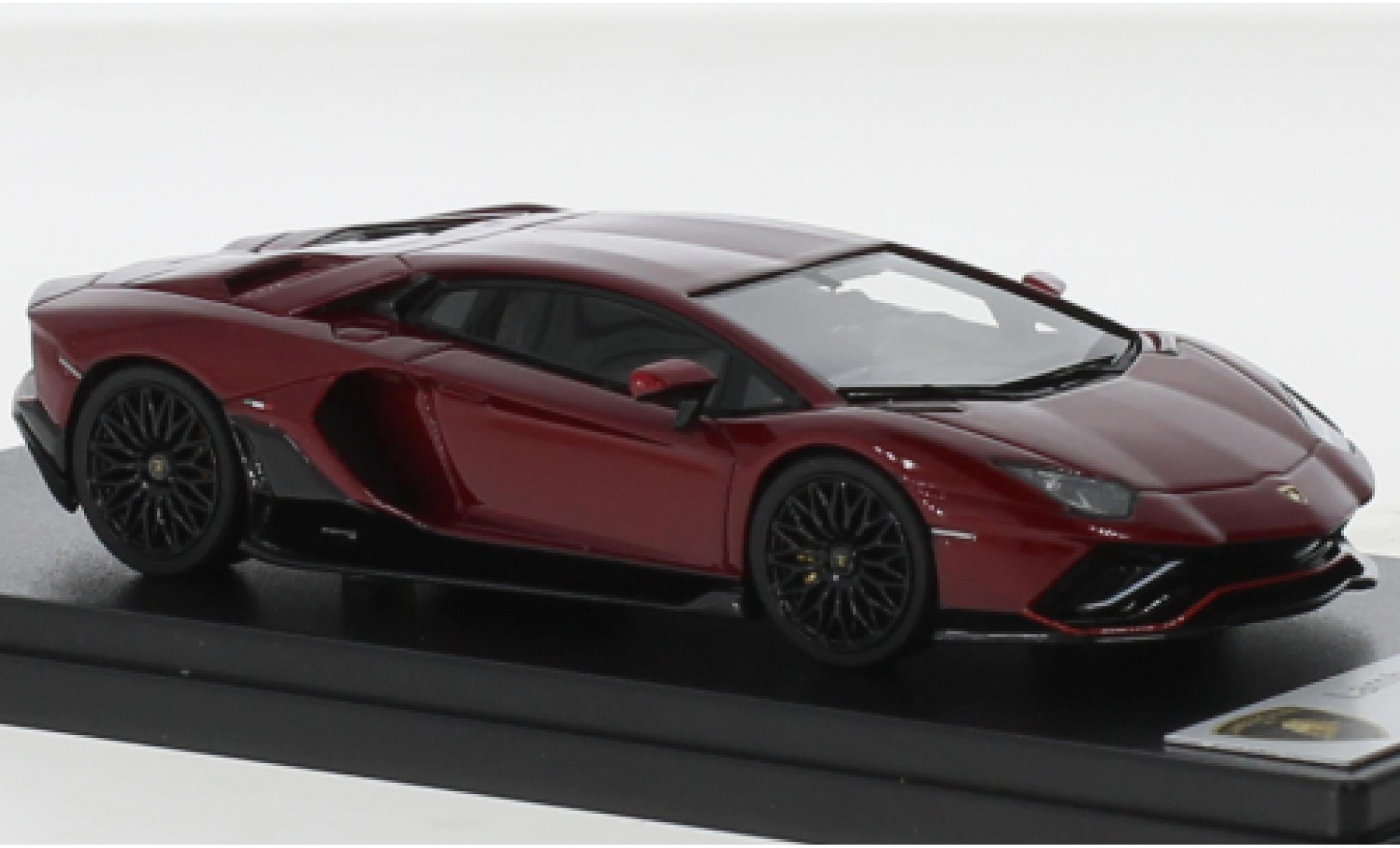 Lamborghini Aventador 1/43 Look Smart LP 780-4 Ultimae metallic rood modelauto
