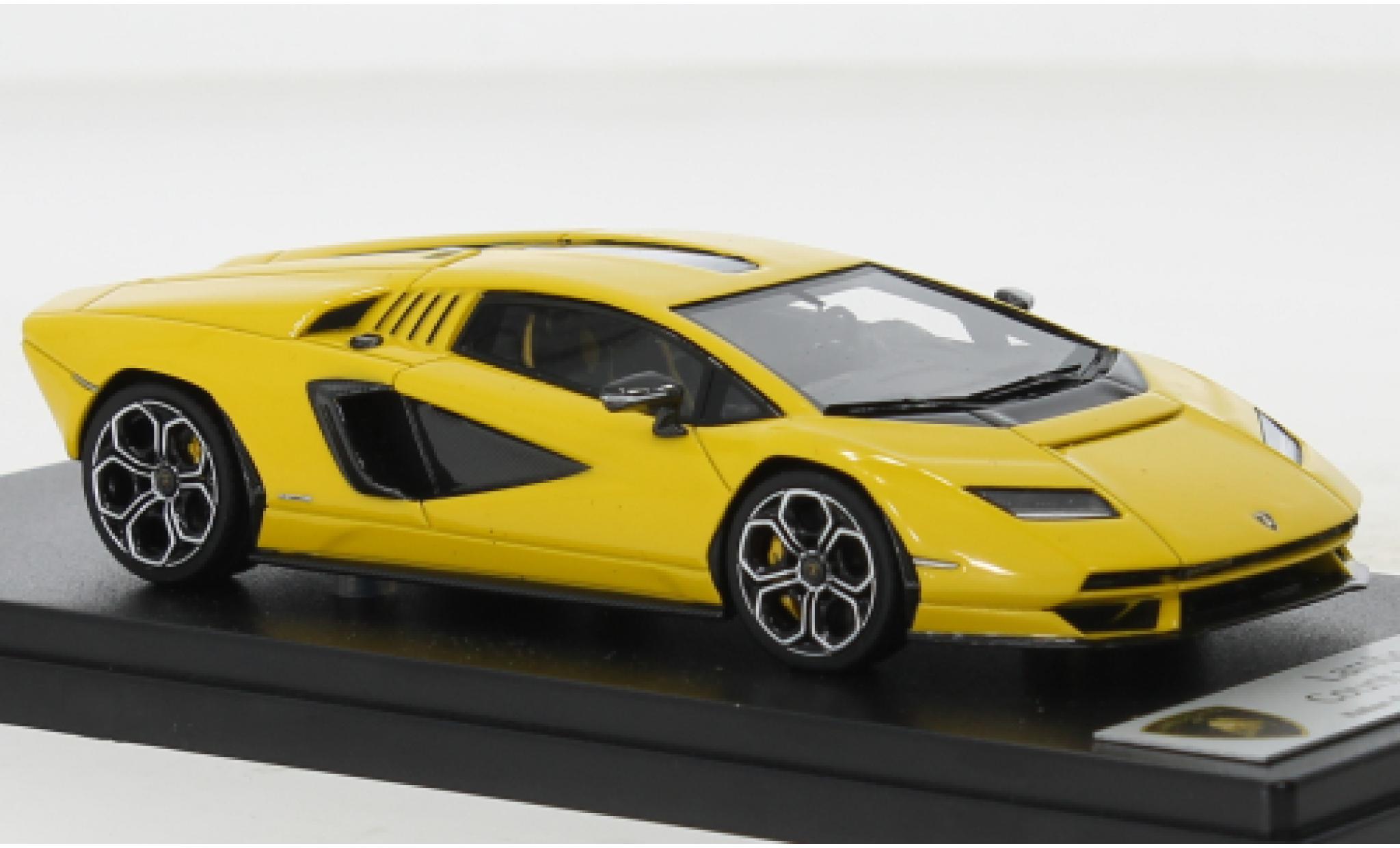 Lamborghini Countach 1/43 Look Smart LPI 800-4 geel 2022 modelauto
