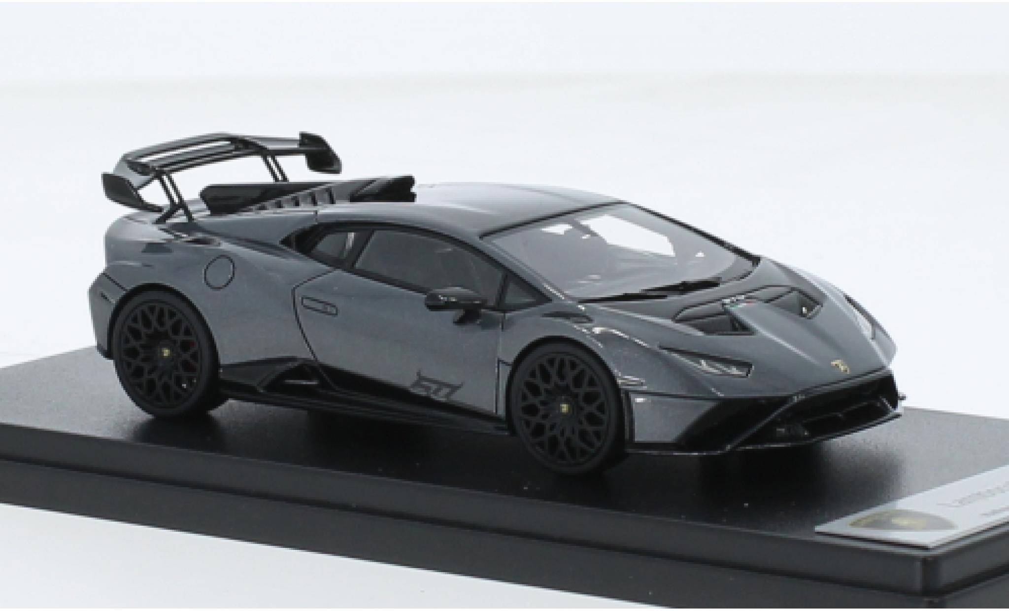 Lamborghini Huracan 1/43 Look Smart STO metallic grijs 2022 modelauto