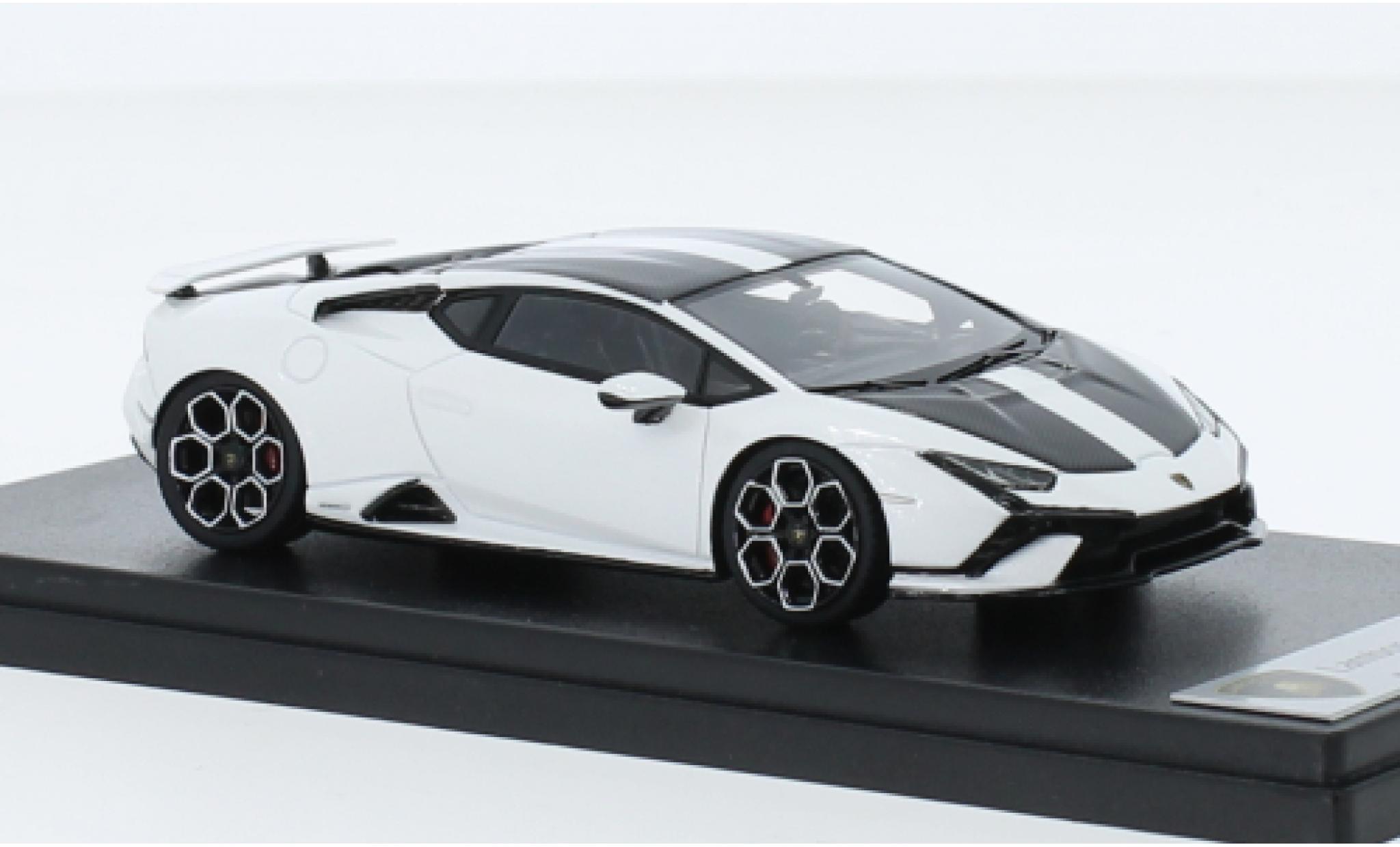Lamborghini Huracan 1/43 Look Smart Technica metallic wit/carbon 2022 modelauto