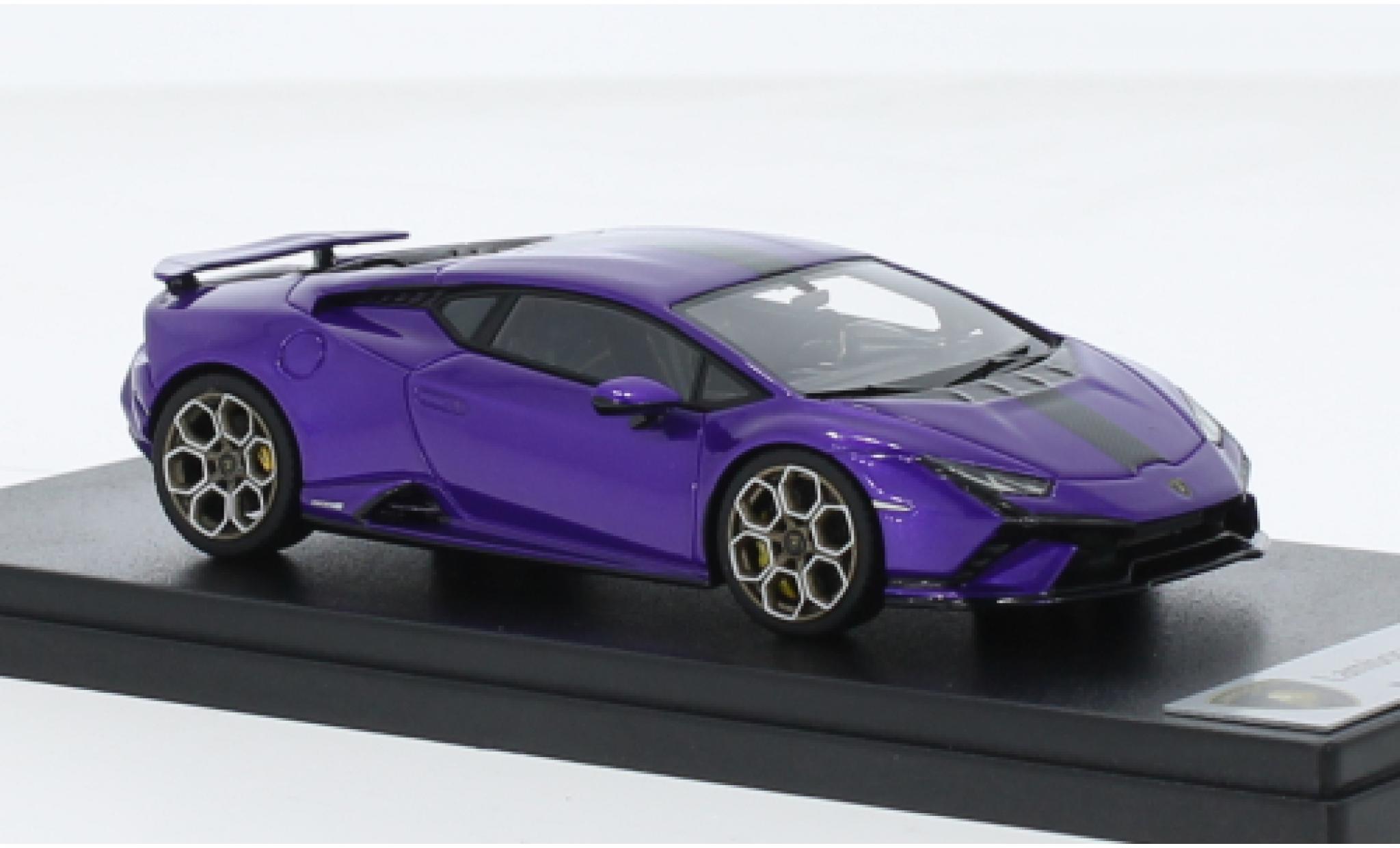 Lamborghini Huracan 1/43 Look Smart Technica metallic paars/zwart 2022 modelauto
