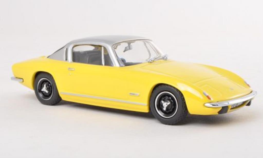 Lotus Elan 1/43 Oxford Plus 2 geel/grijs RHD modelauto